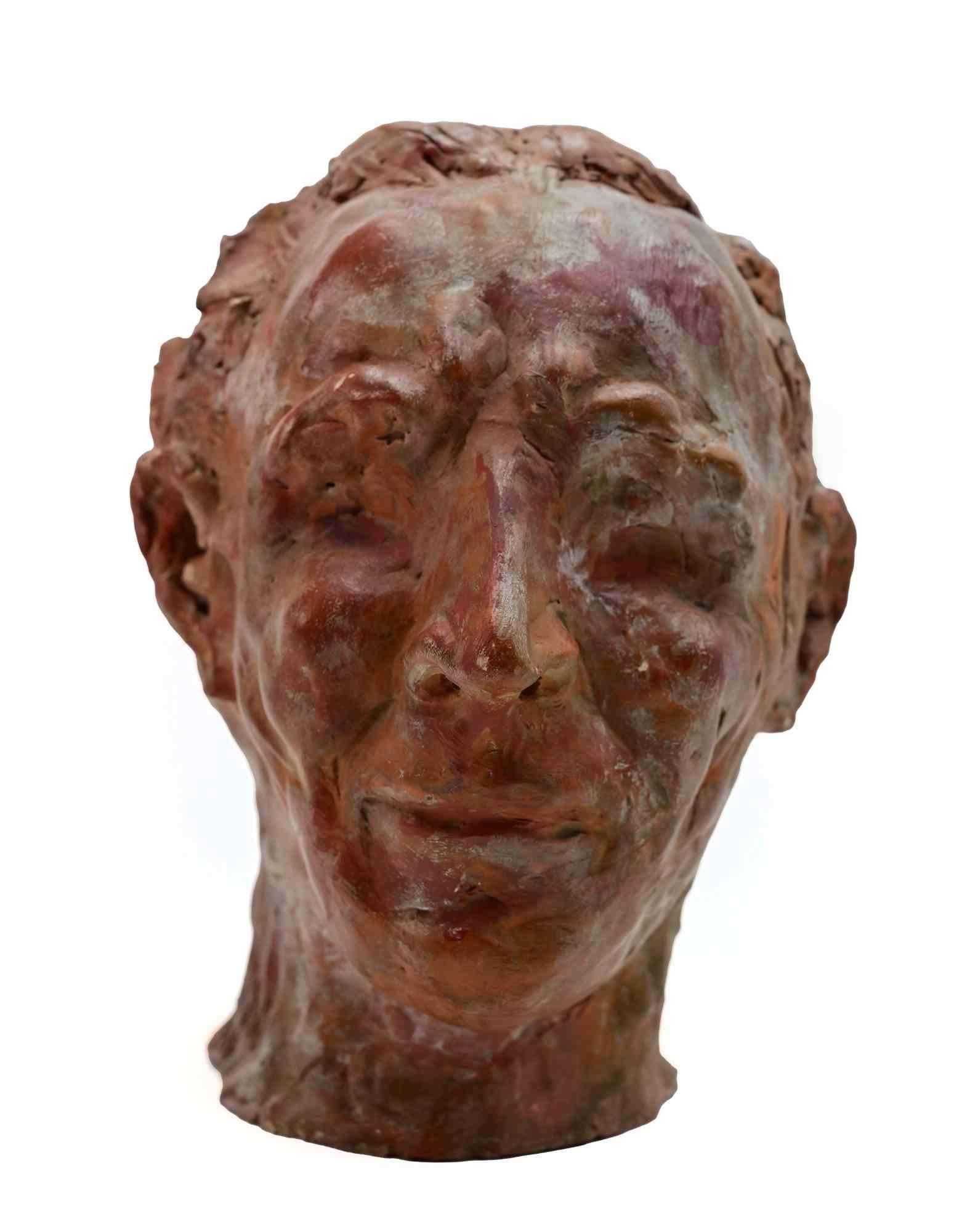 Portrait - Sculpture de Sirio Pellegrini - Années 1960 en vente 3