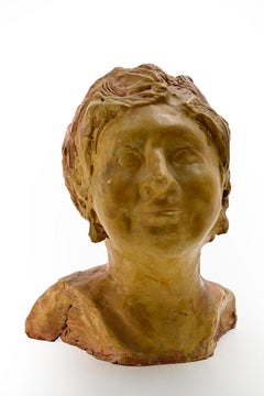 Porträt - Skulptur von Sirio Pellegrini - 1960er Jahre