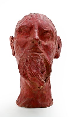 Portrait - Sculpture by Sirio Pellegrini - 1960s