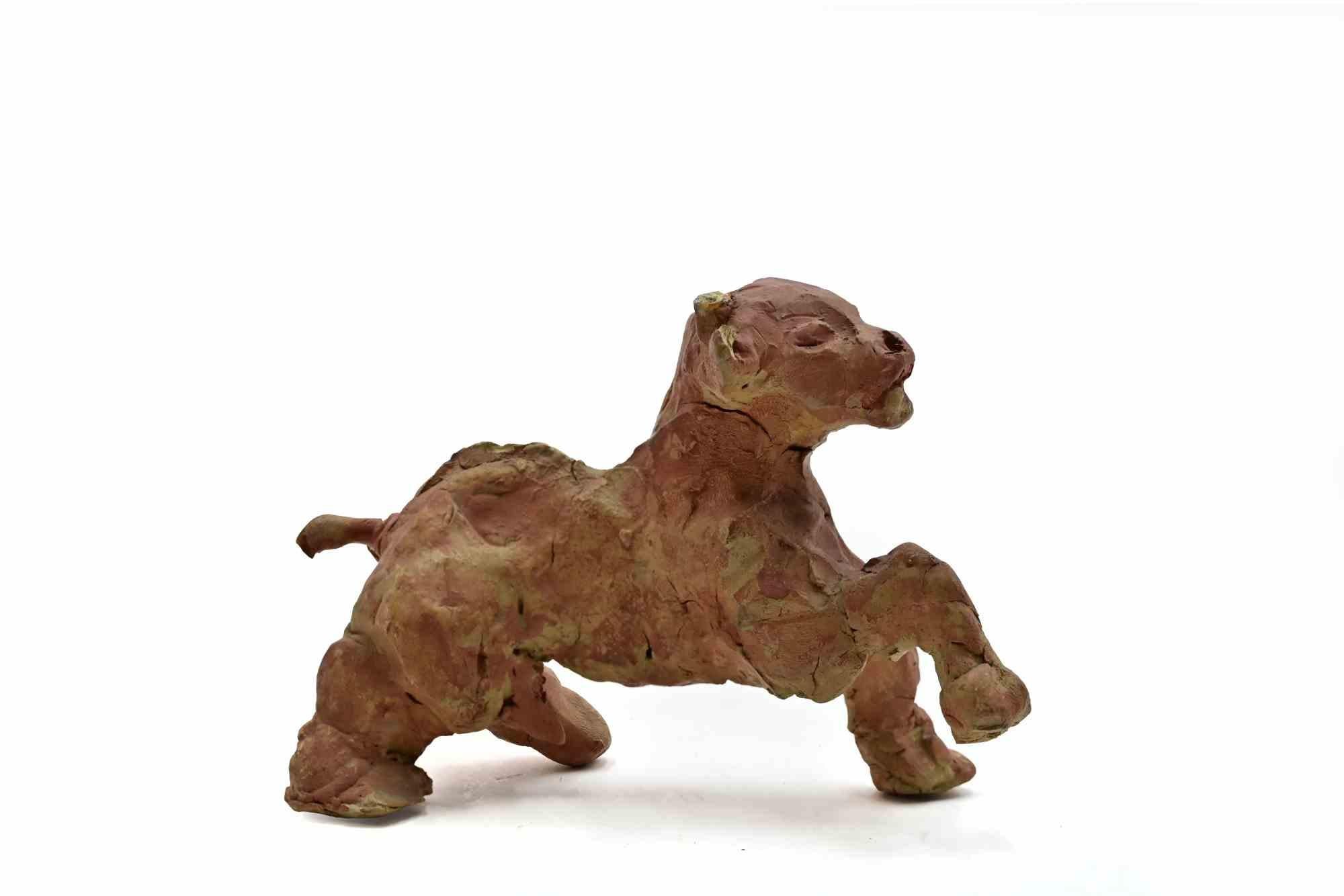 Cachorro - Escultura de Sirio Pellegrini - Años 60