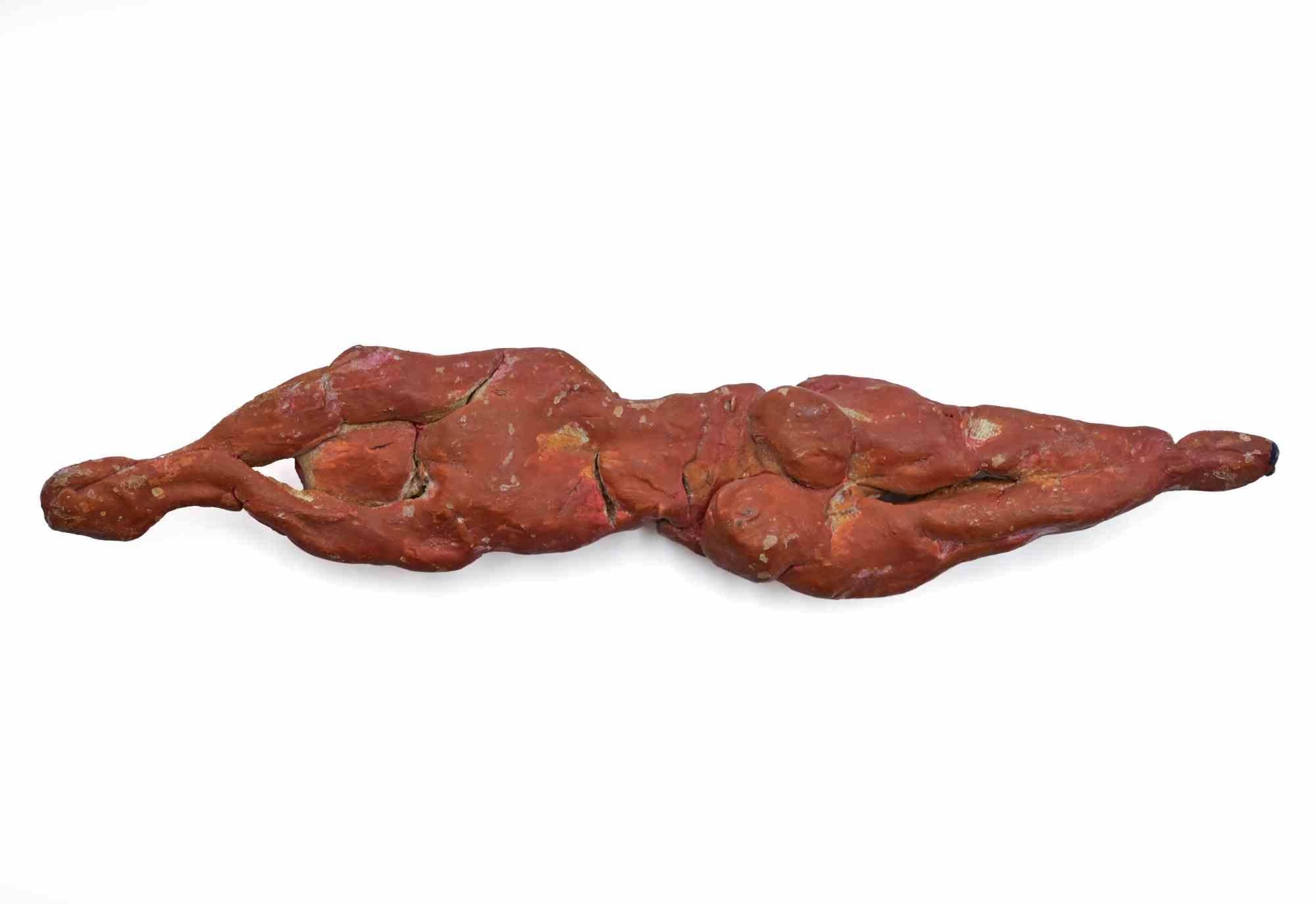 Fille couchée - Sculpture de Sirio Pellegrini - Années 1960 en vente 2