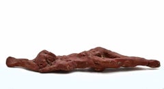 Fille couchée - Sculpture de Sirio Pellegrini - Années 1960