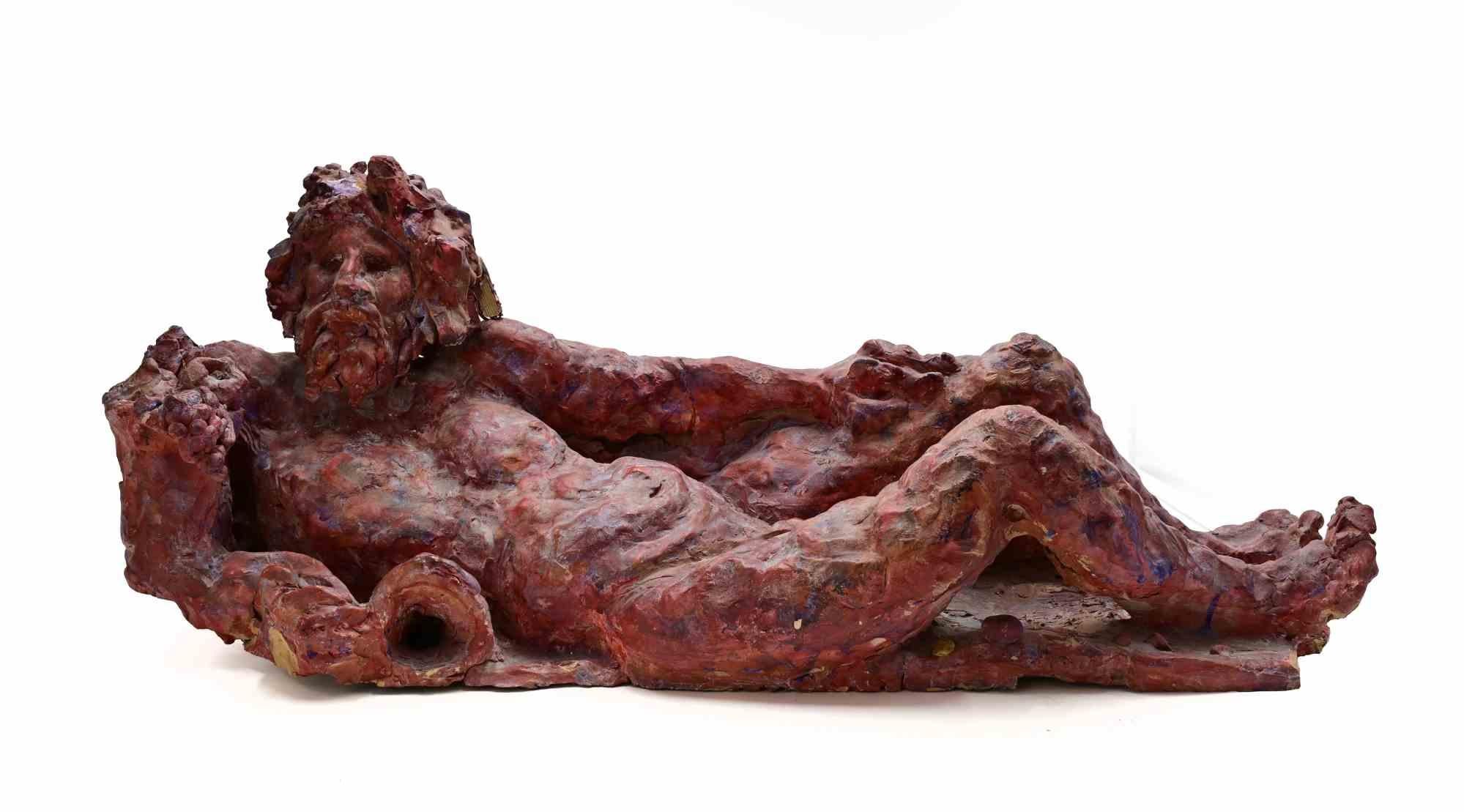 Symposium Terracotta Sculpture, Modern Style, 1960s, Unframed