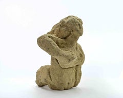 Woman - Sculpture by Sirio Pellegrini - 1960s