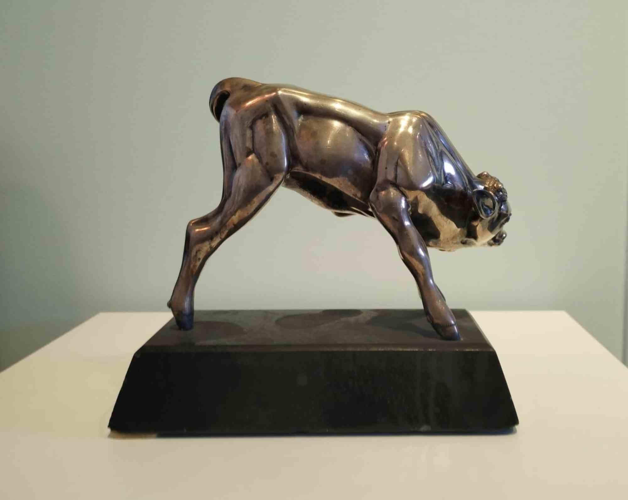 Le veau (Il Vitello) - Sculpture en argent de Sirio Tofanari - 1900 environ en vente 1