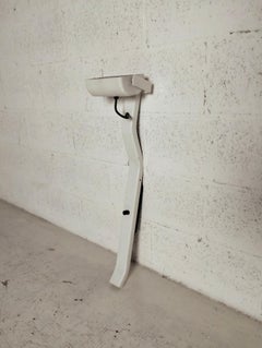 Sirio white metal sconce, applique by Kazuhide Takahama for Sirrah  70s
