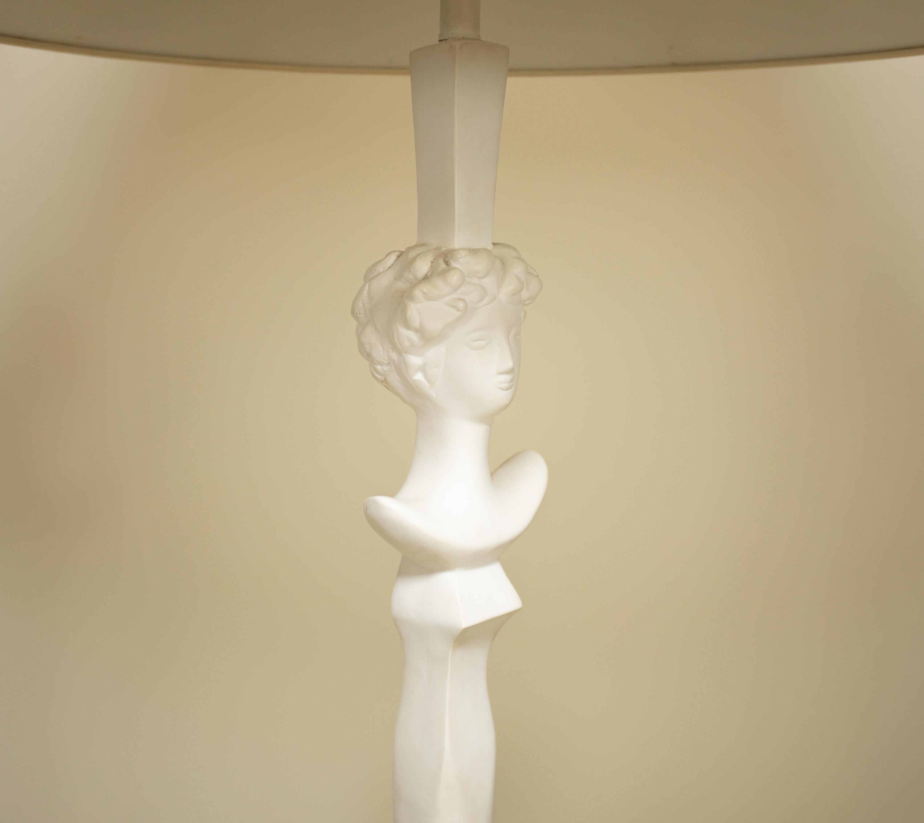 Plaster Sirmos Colette Floor Lamp For Sale