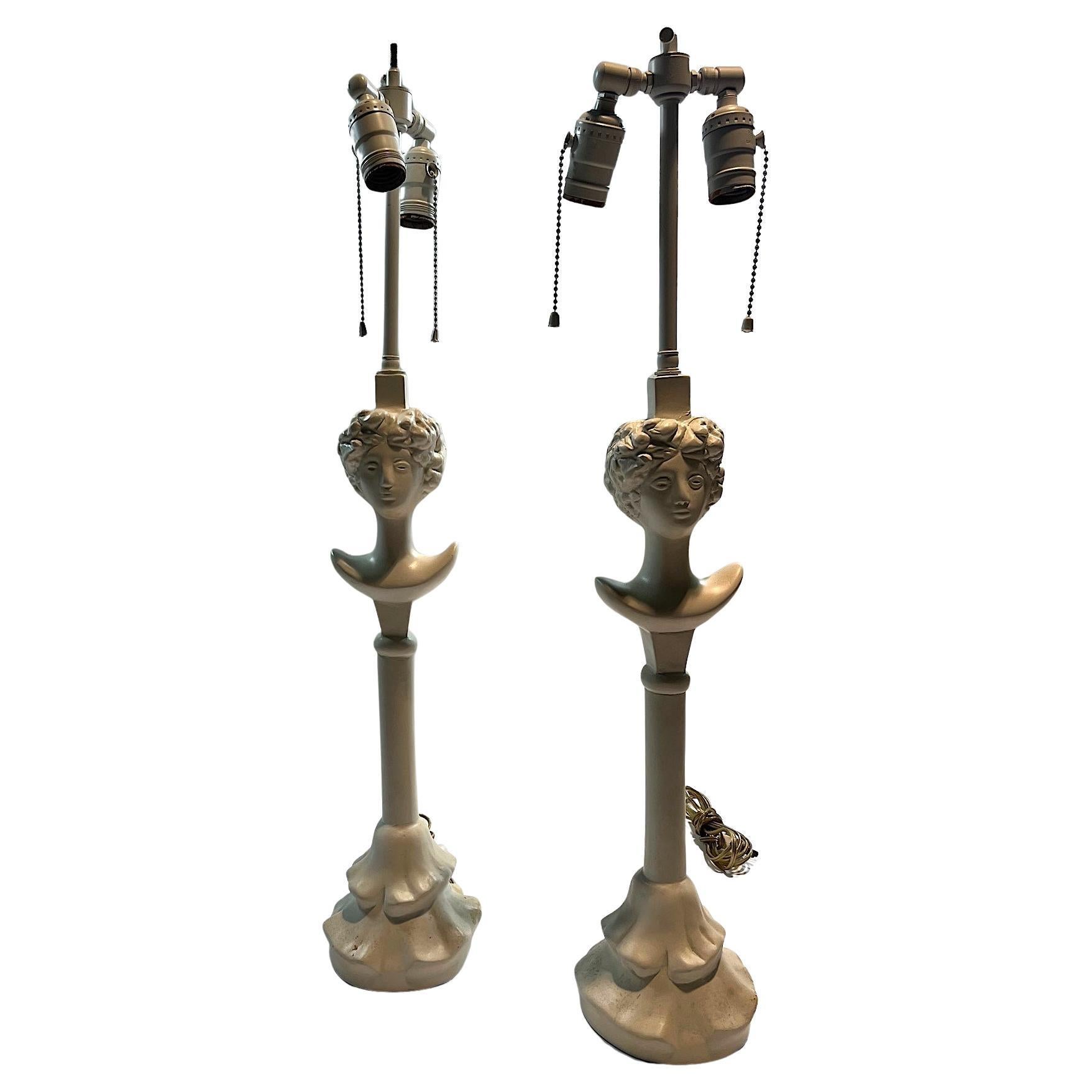 Sirmos Femme De Tete Lamps For Sale