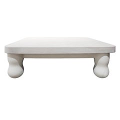 Sirmos Large Coffee Table with Cement Top and resin Legs, 1970s