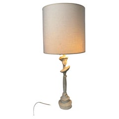 Sirmos Masque Table Lamp / Giacometti Design, Modernist Regency