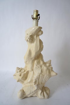 Sirmos Table Lamp with Seashell Motif