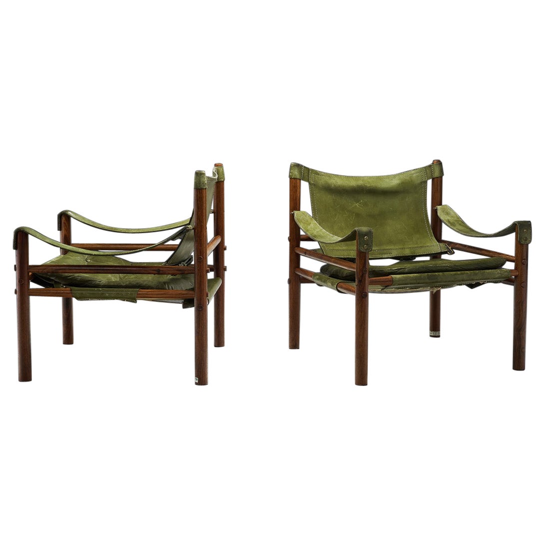 "Sirocco" Safari Chairs by Arne Norell for Norell Furniture, Sweden, 1960s