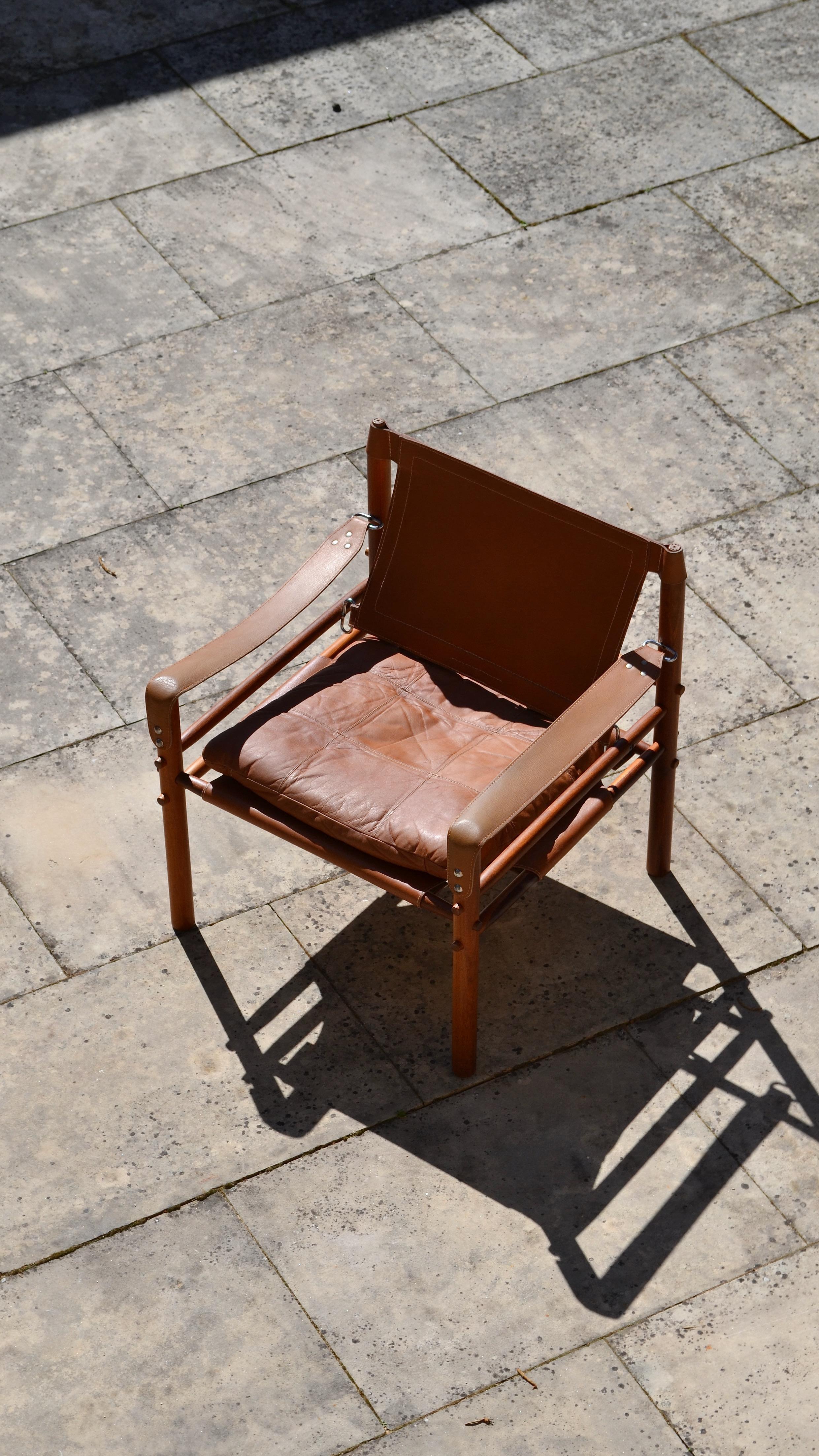 Sirocco teak armchair, Arne Norell, Sweden, 1964 For Sale 10