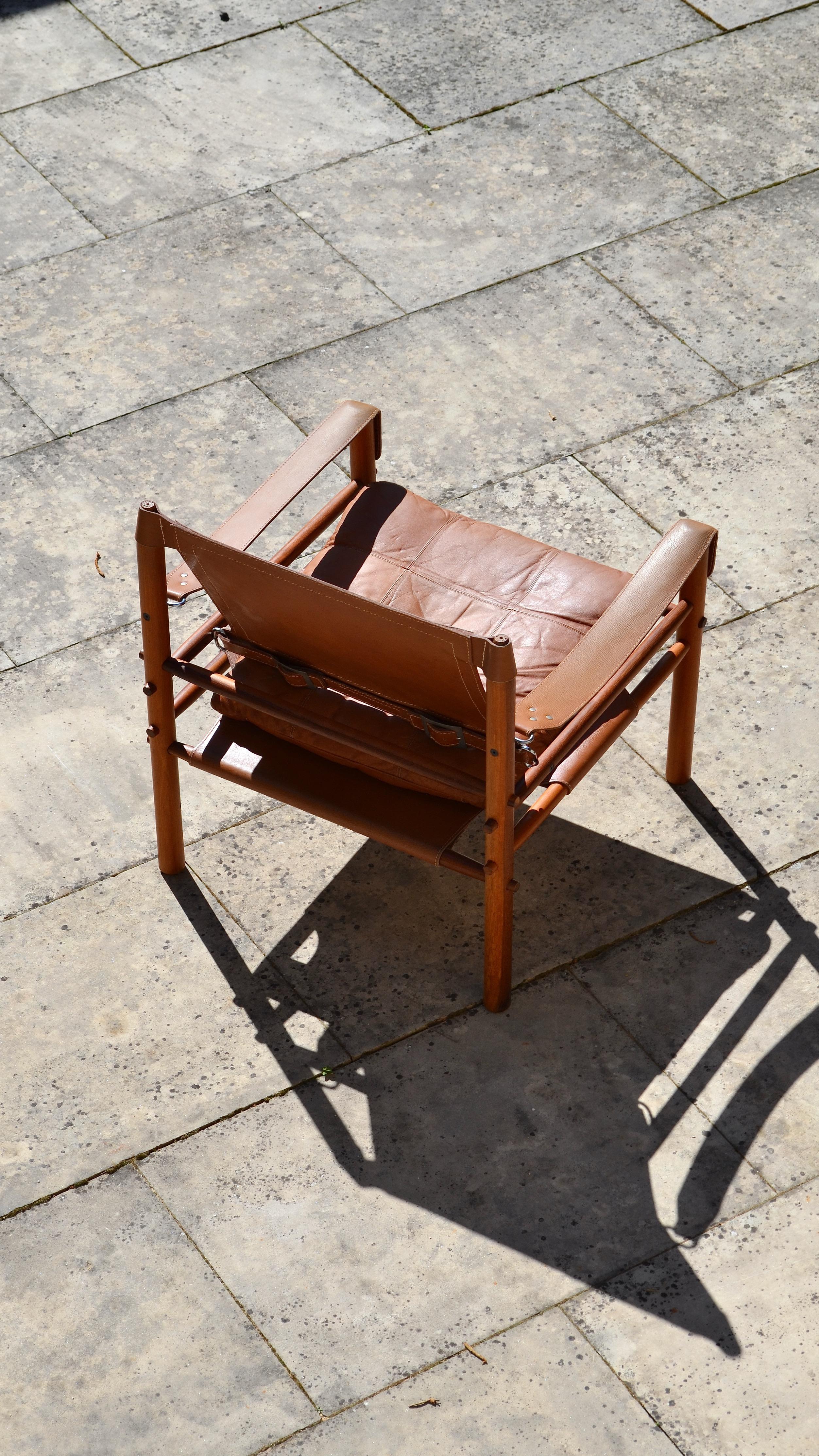 Sirocco teak armchair, Arne Norell, Sweden, 1964 For Sale 11