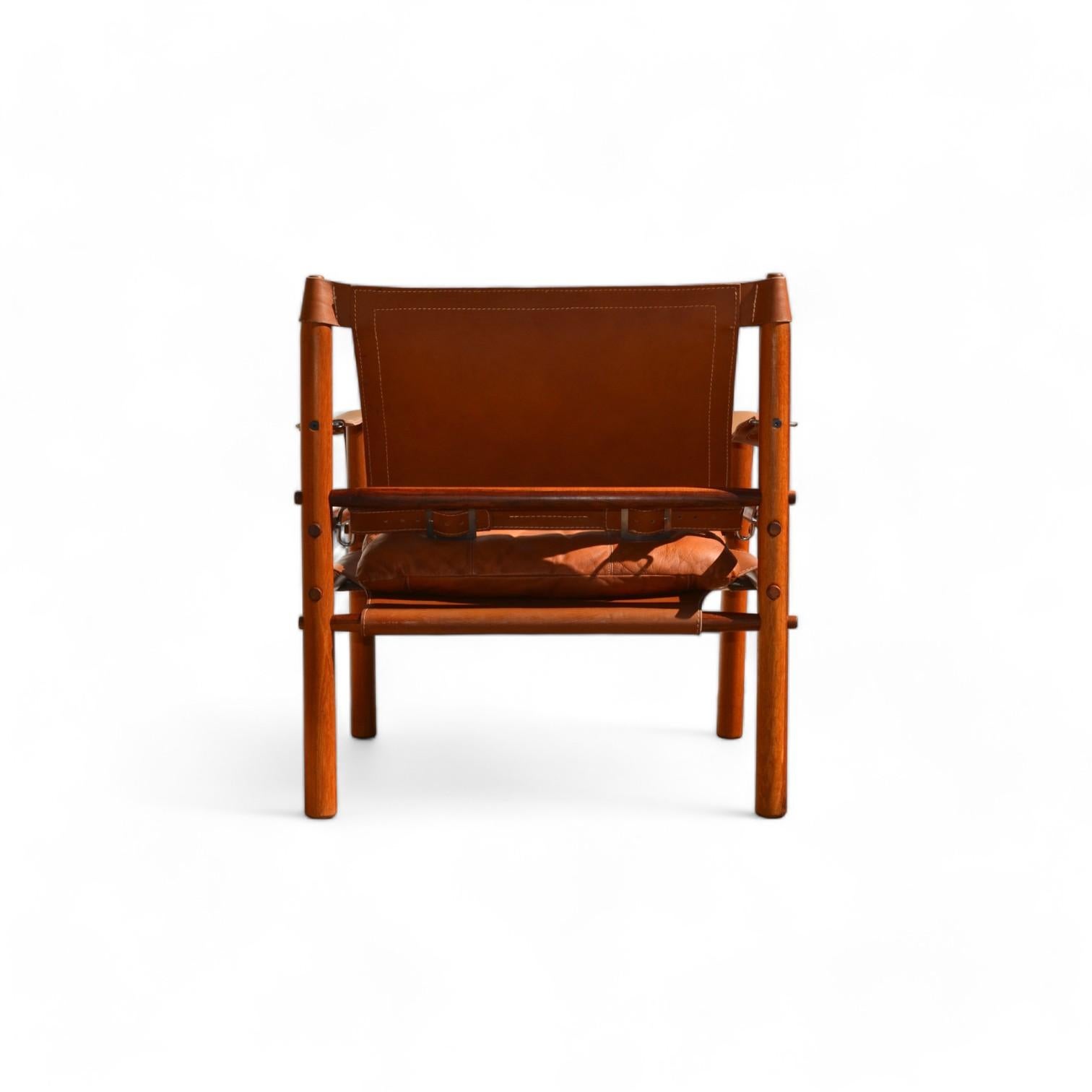 Sirocco teak armchair, Arne Norell, Sweden, 1964 For Sale 1