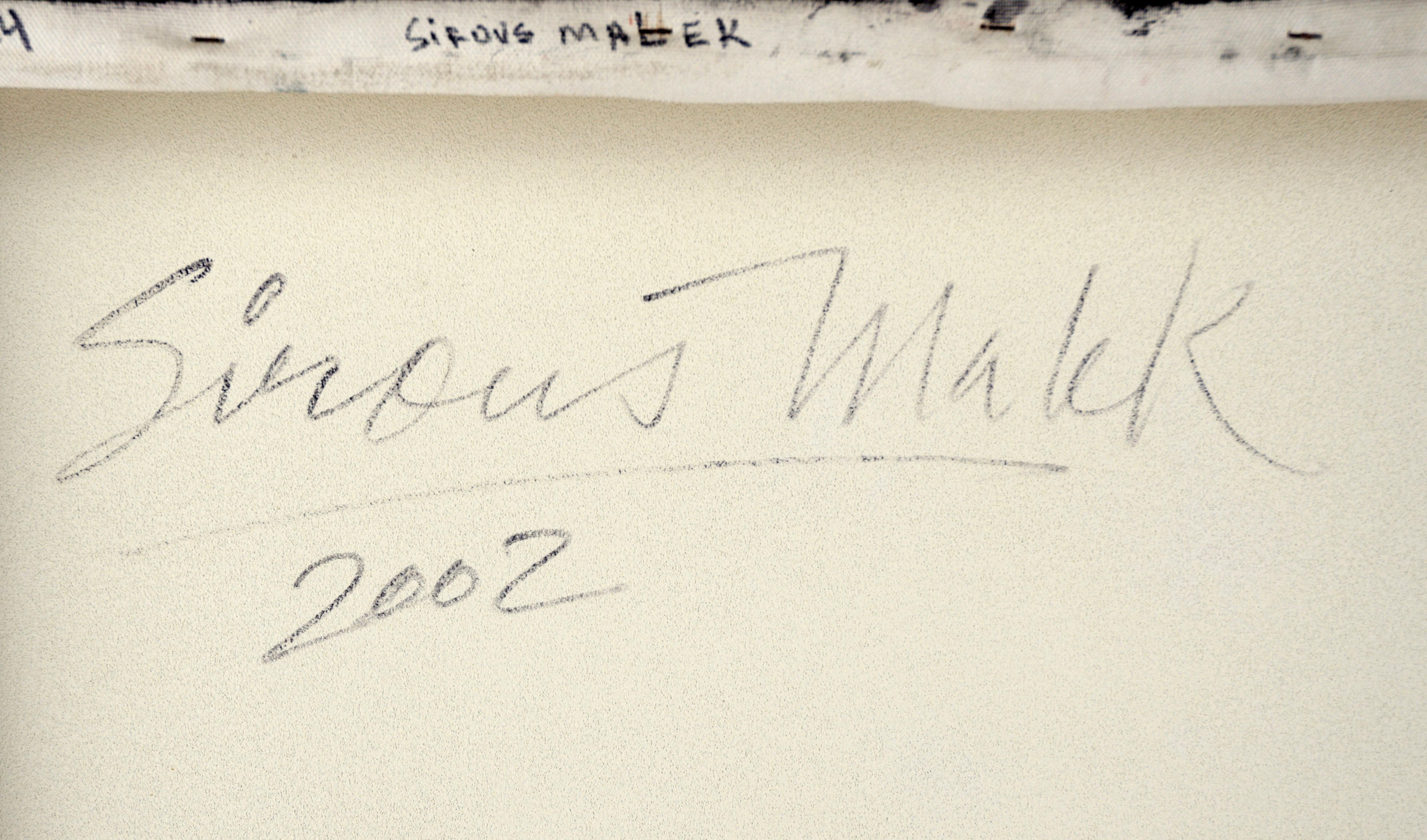 Deux personnages - Composition figurative abstraite à grande échelle 7