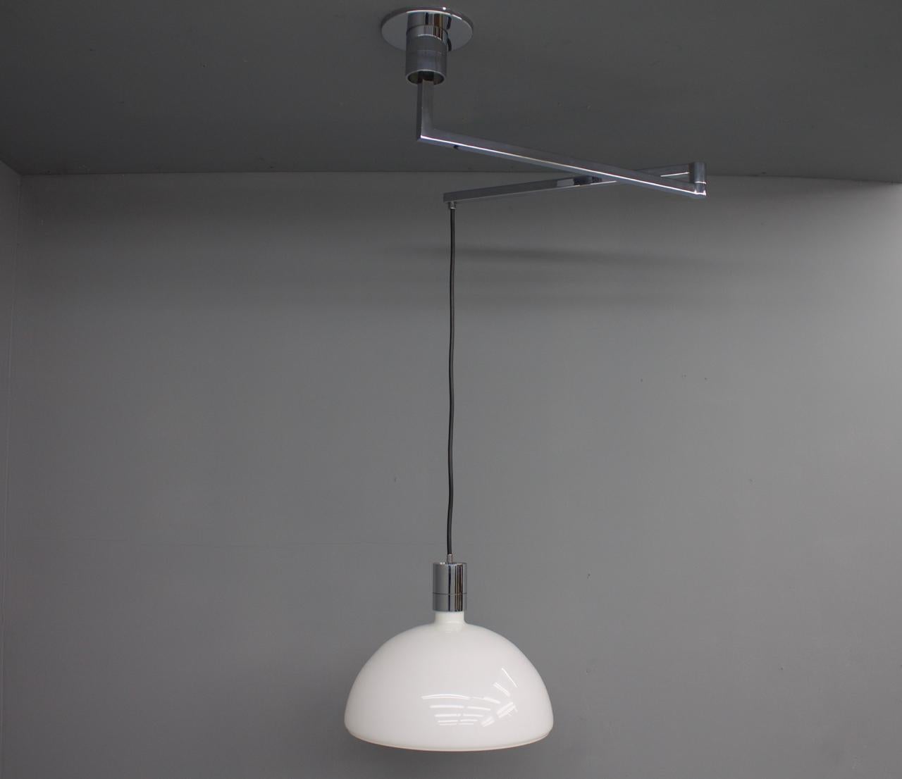 swing arm hanging light