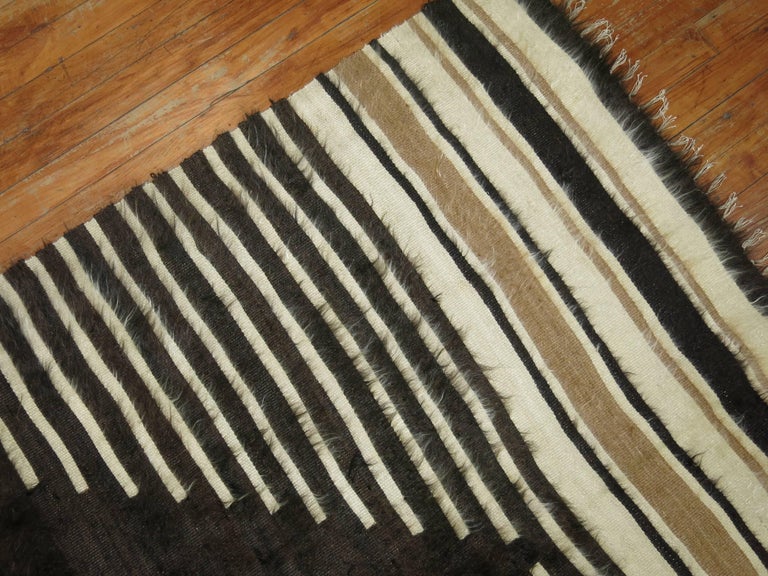 Sirt Vintage Turkish Mohair Rug For Sale at 1stDibs