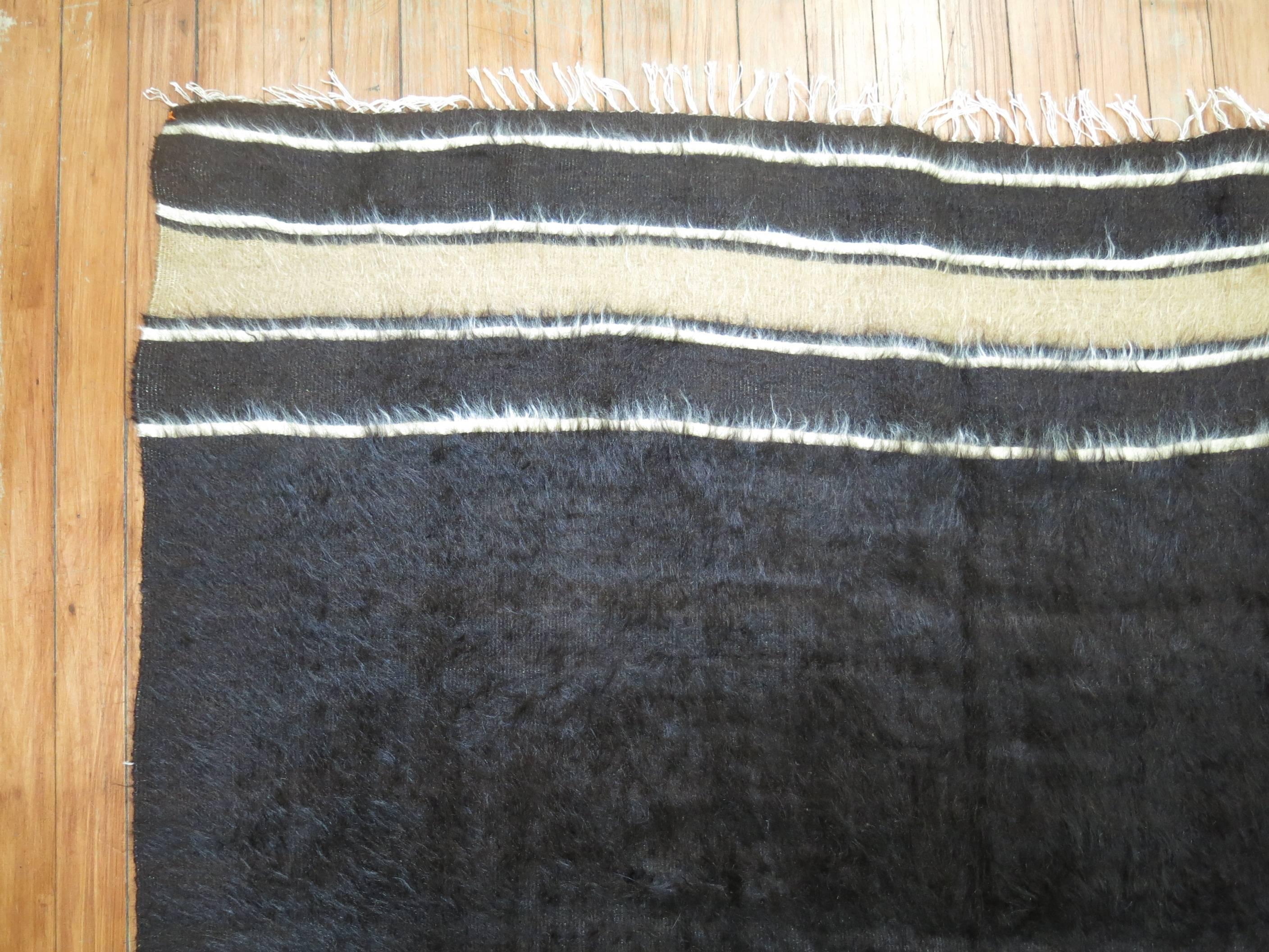 Türkischer Sirt Vintage-Teppich (Moderne der Mitte des Jahrhunderts) im Angebot