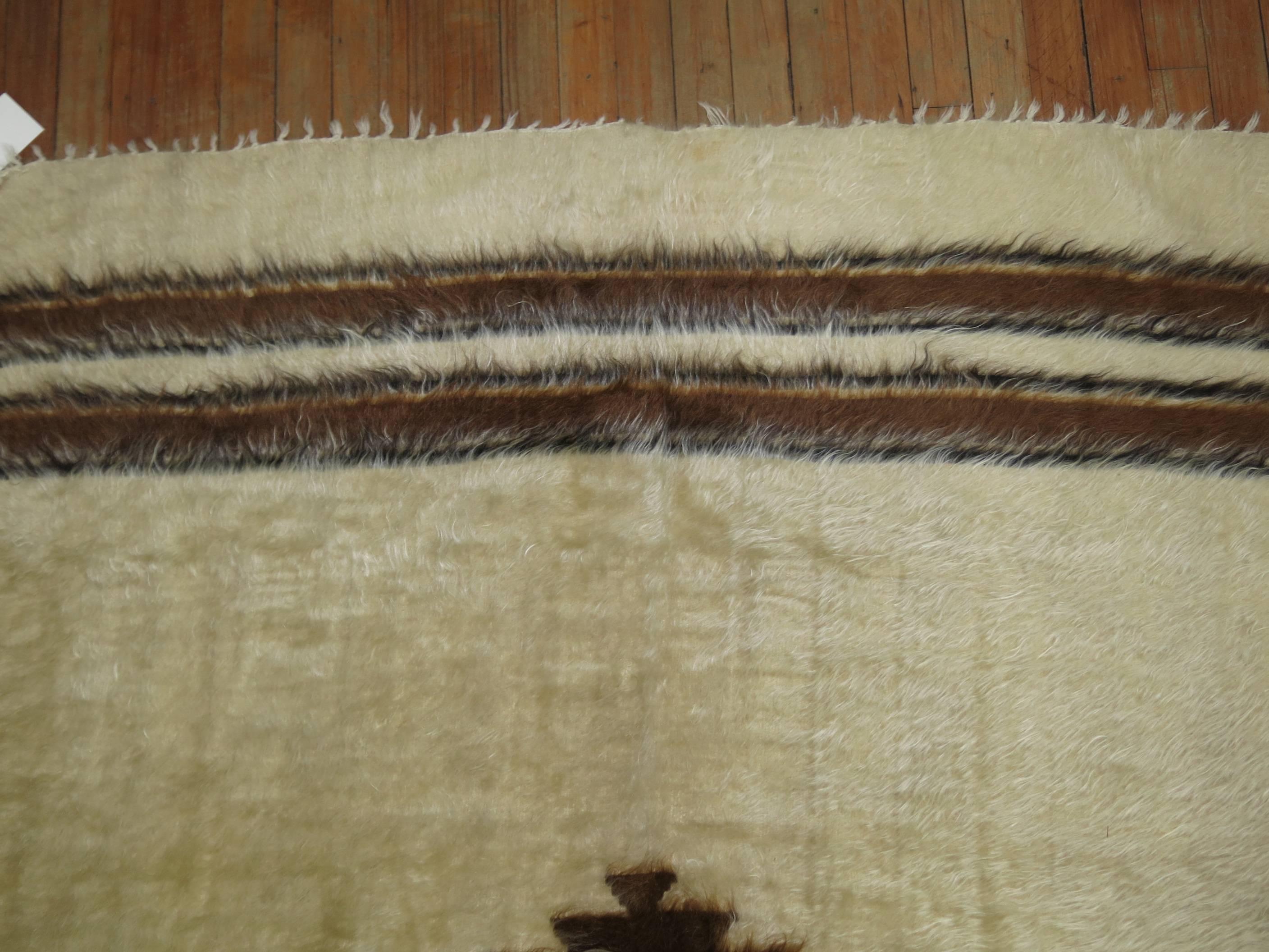 Türkischer Sirt-Vintage-Teppich (20. Jahrhundert) im Angebot