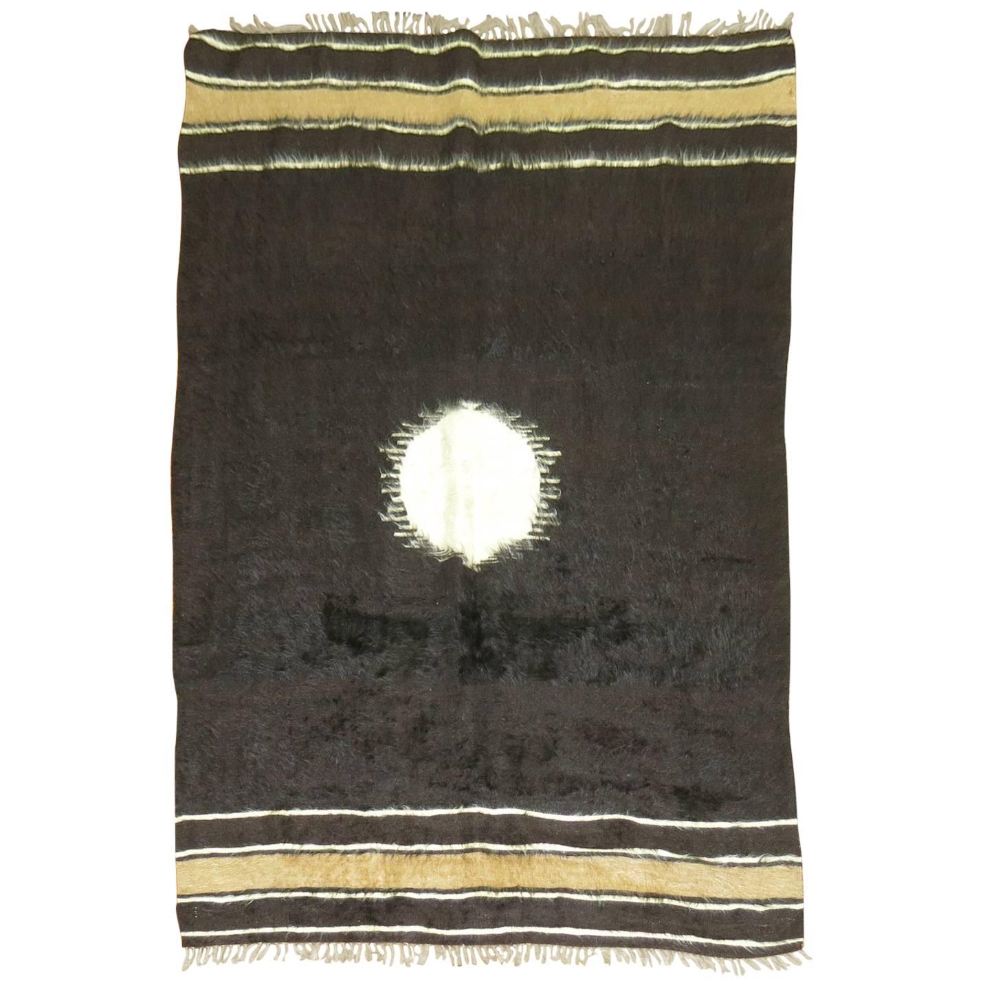 Türkischer Sirt Vintage-Teppich