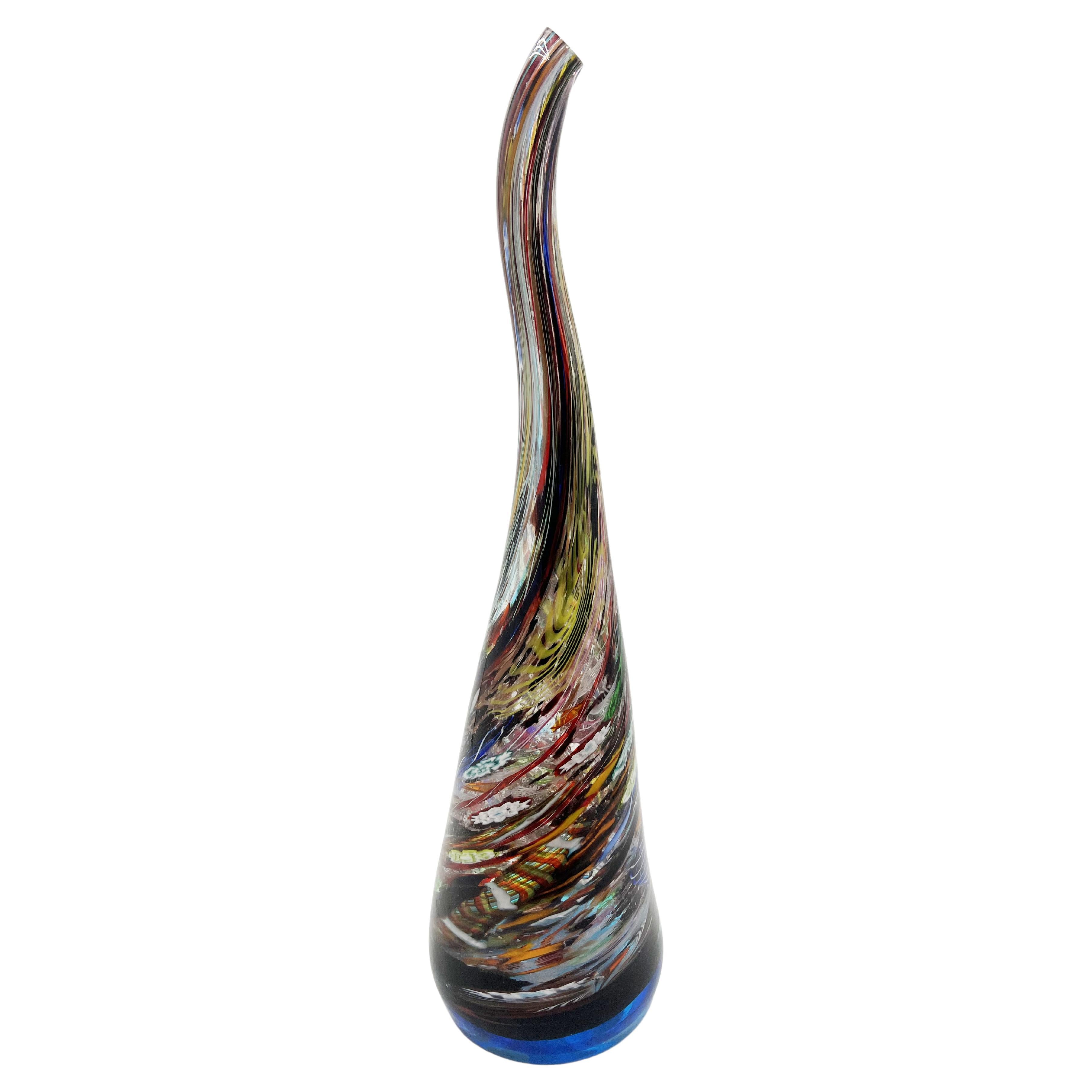 Sirvantese Bottle Dino Martens Style, Murano