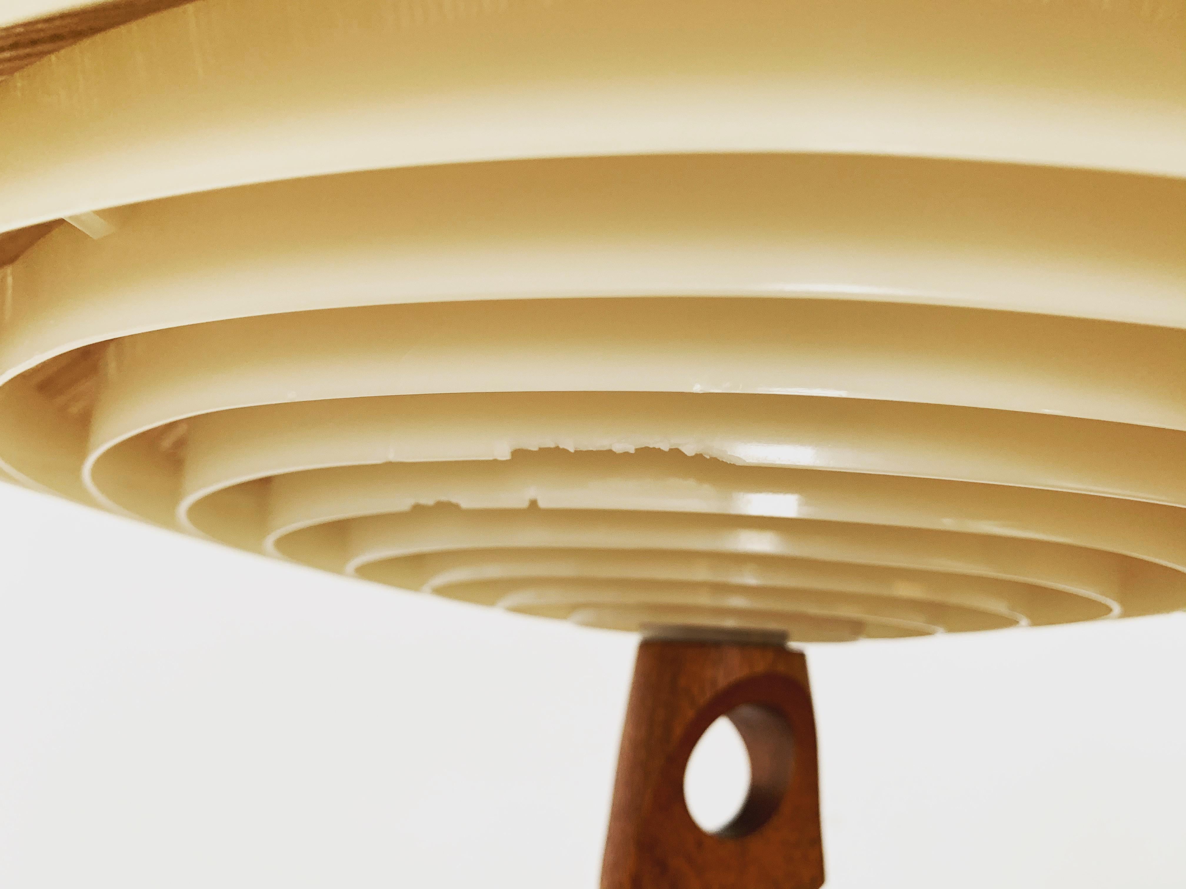 Lampada a sospensione in Sisal e Teak di Temde in vendita 8