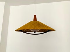 Sisal and Teak Pendant Lamp from Temde