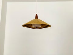 Sisal and Teak Pendant Lamp from Temde