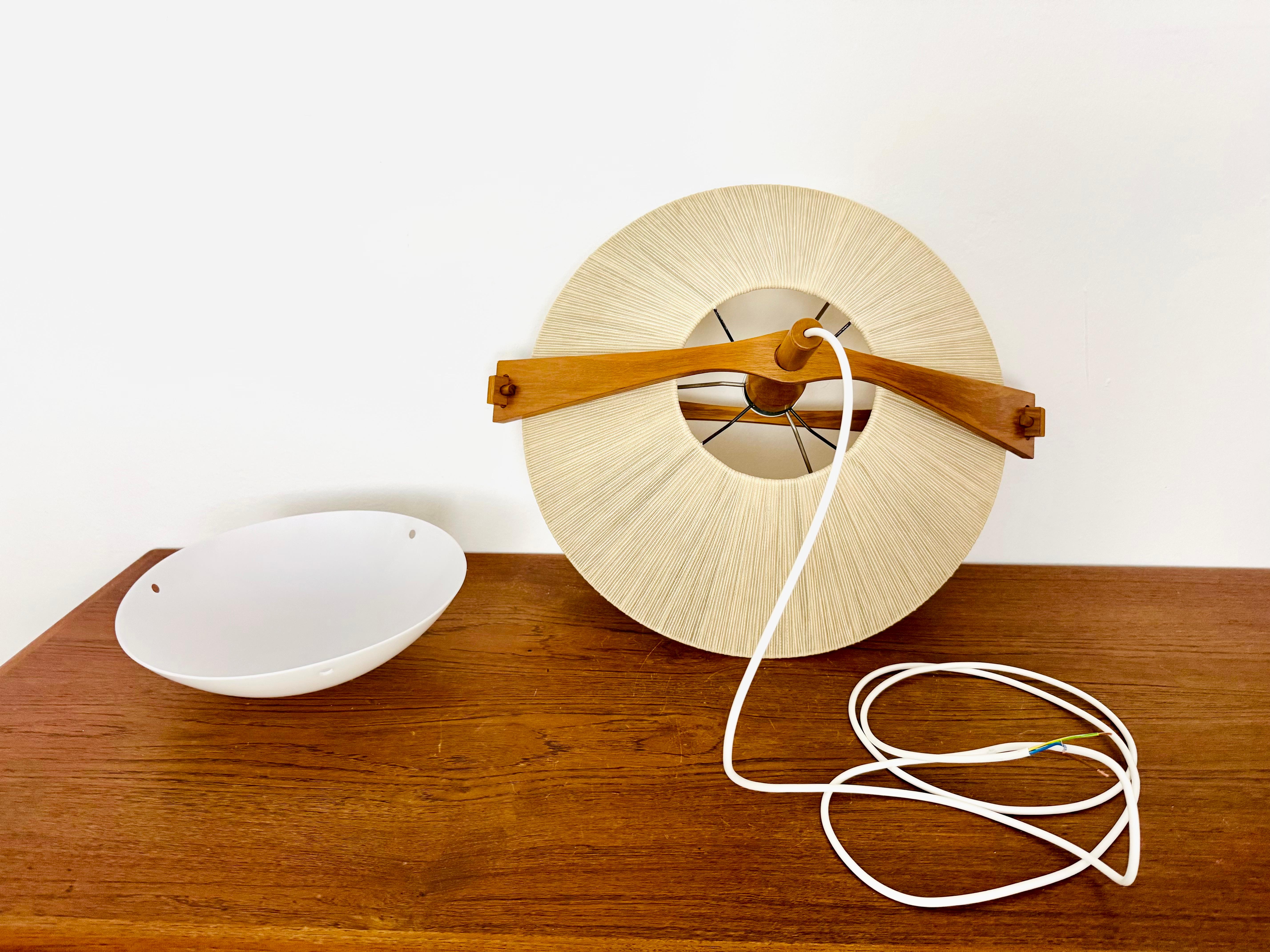 Lámpara colgante de sisal y nogal by Temde en venta 5