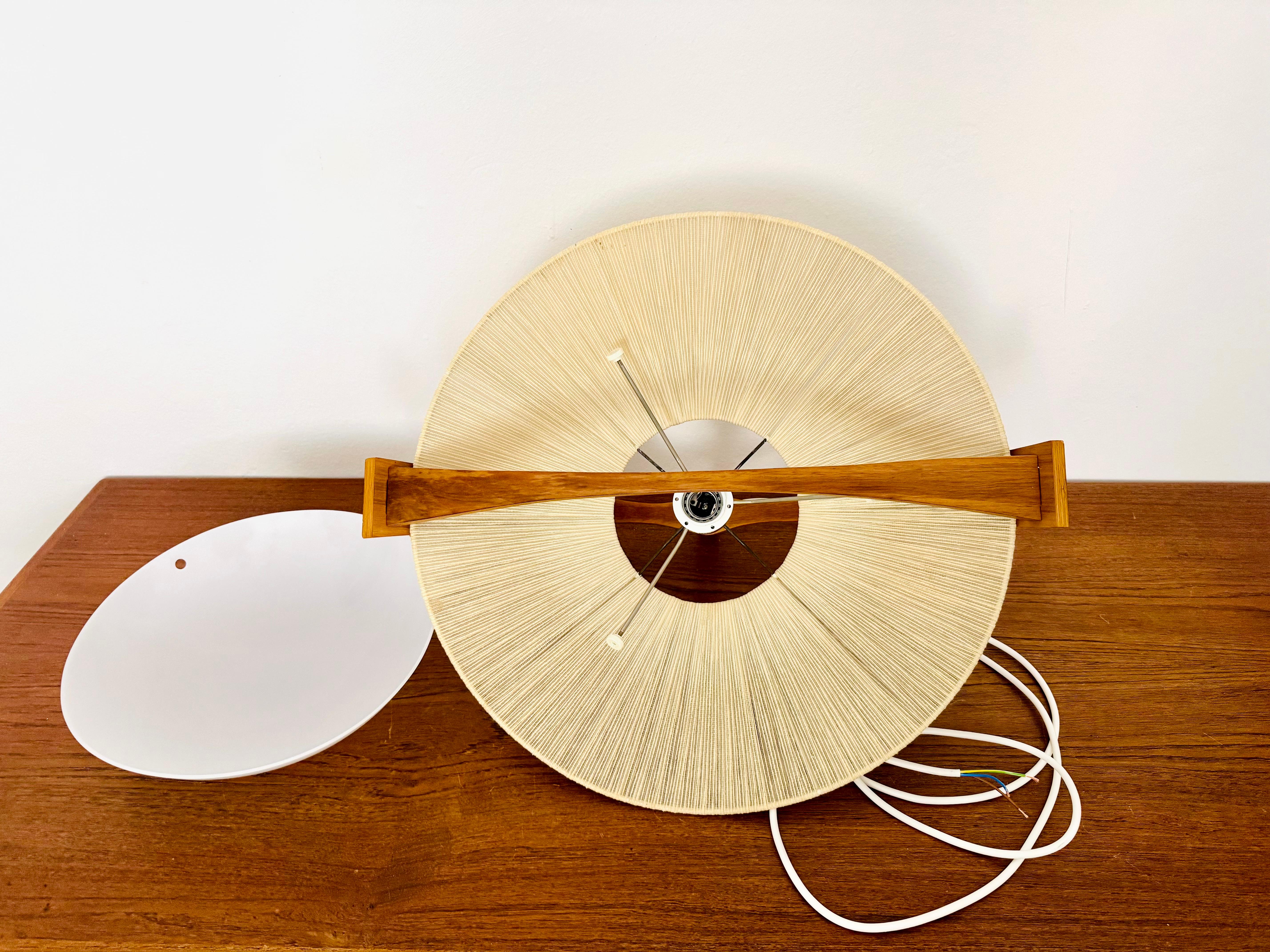 Lámpara colgante de sisal y nogal by Temde en venta 6