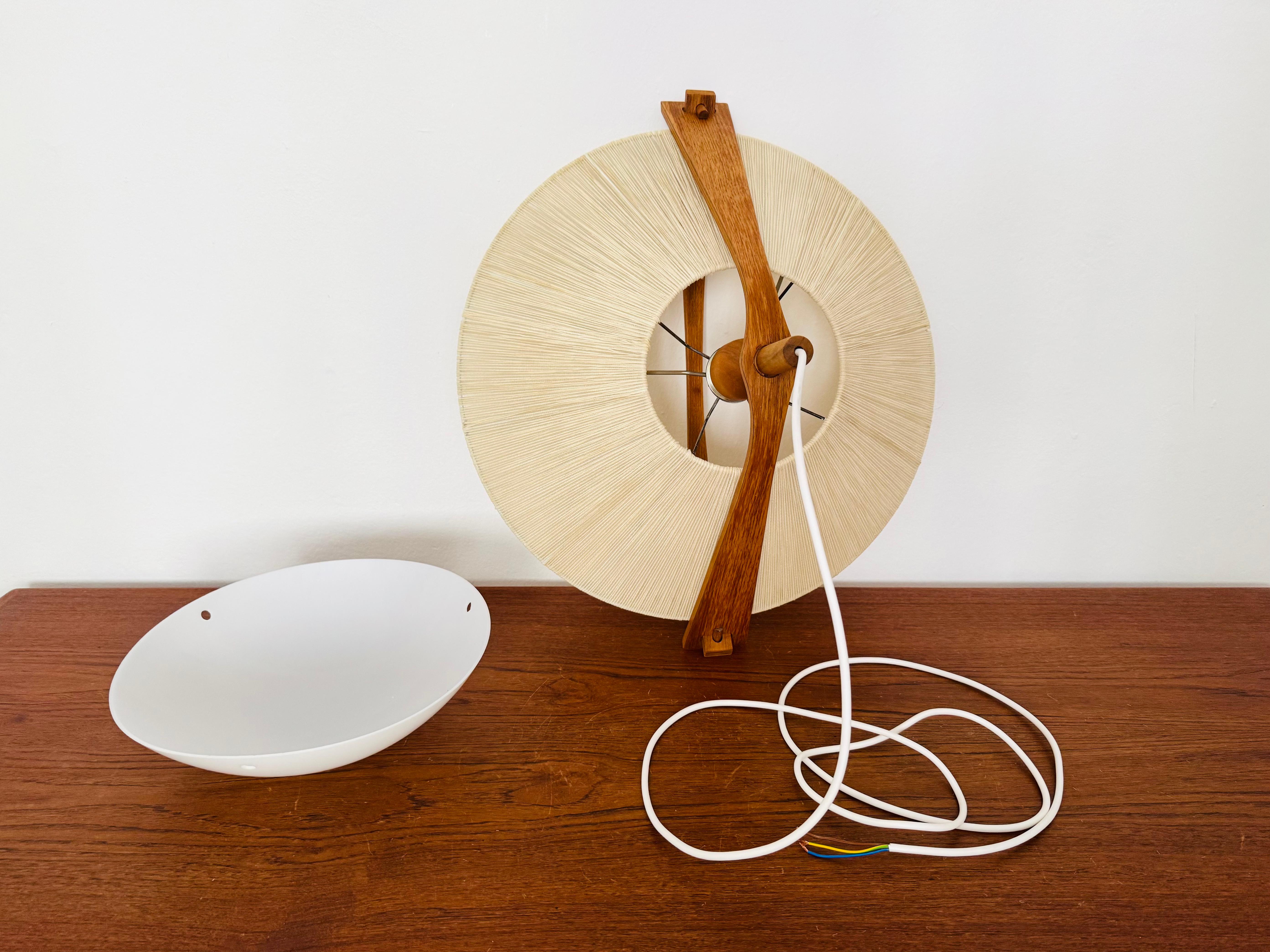 Lámpara colgante de sisal y nogal by Temde en venta 6