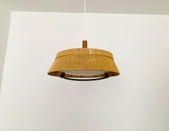Sisal and Walnut Pendant Lamp from Temde