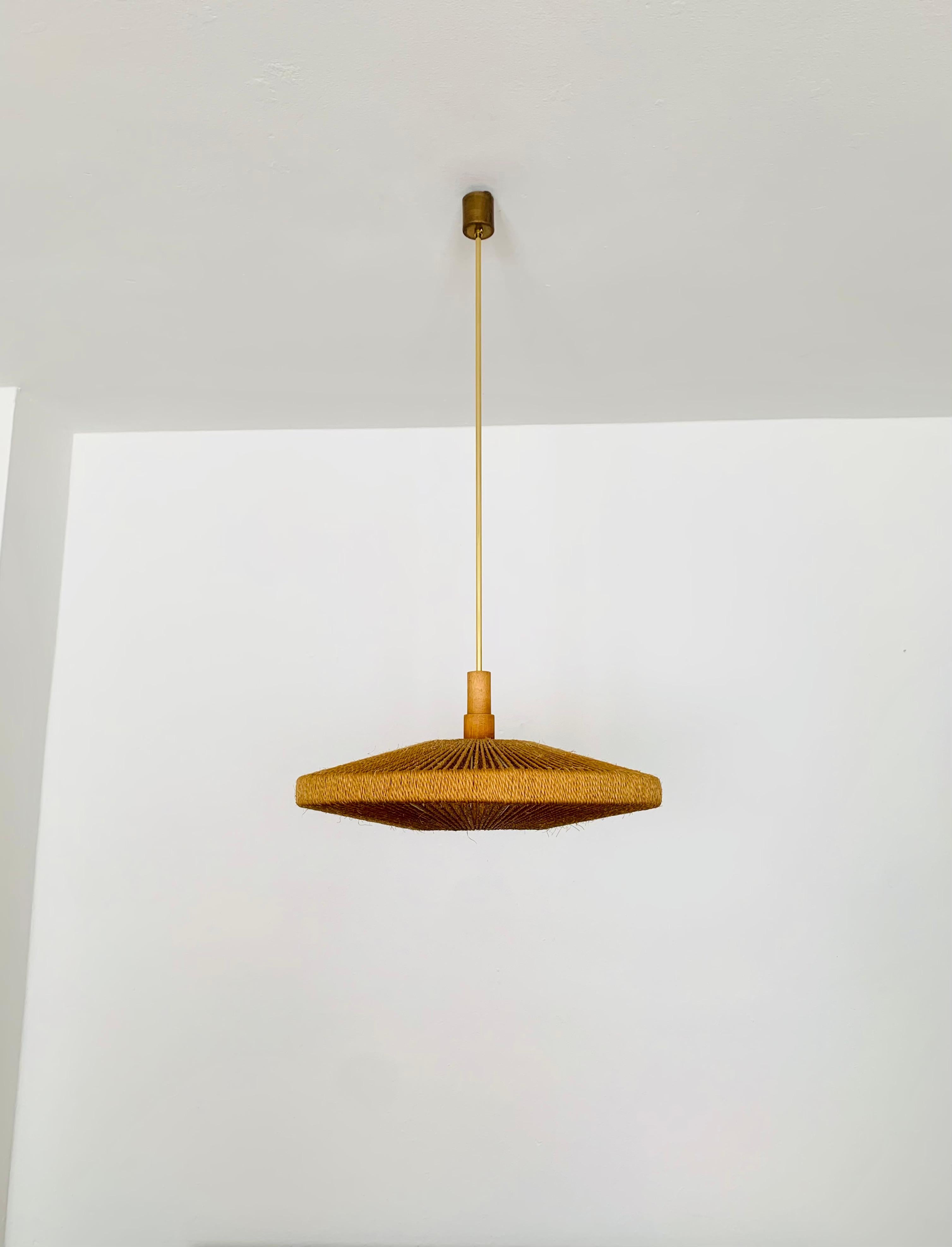 Scandinavian Modern Sisal Lamp from Temde