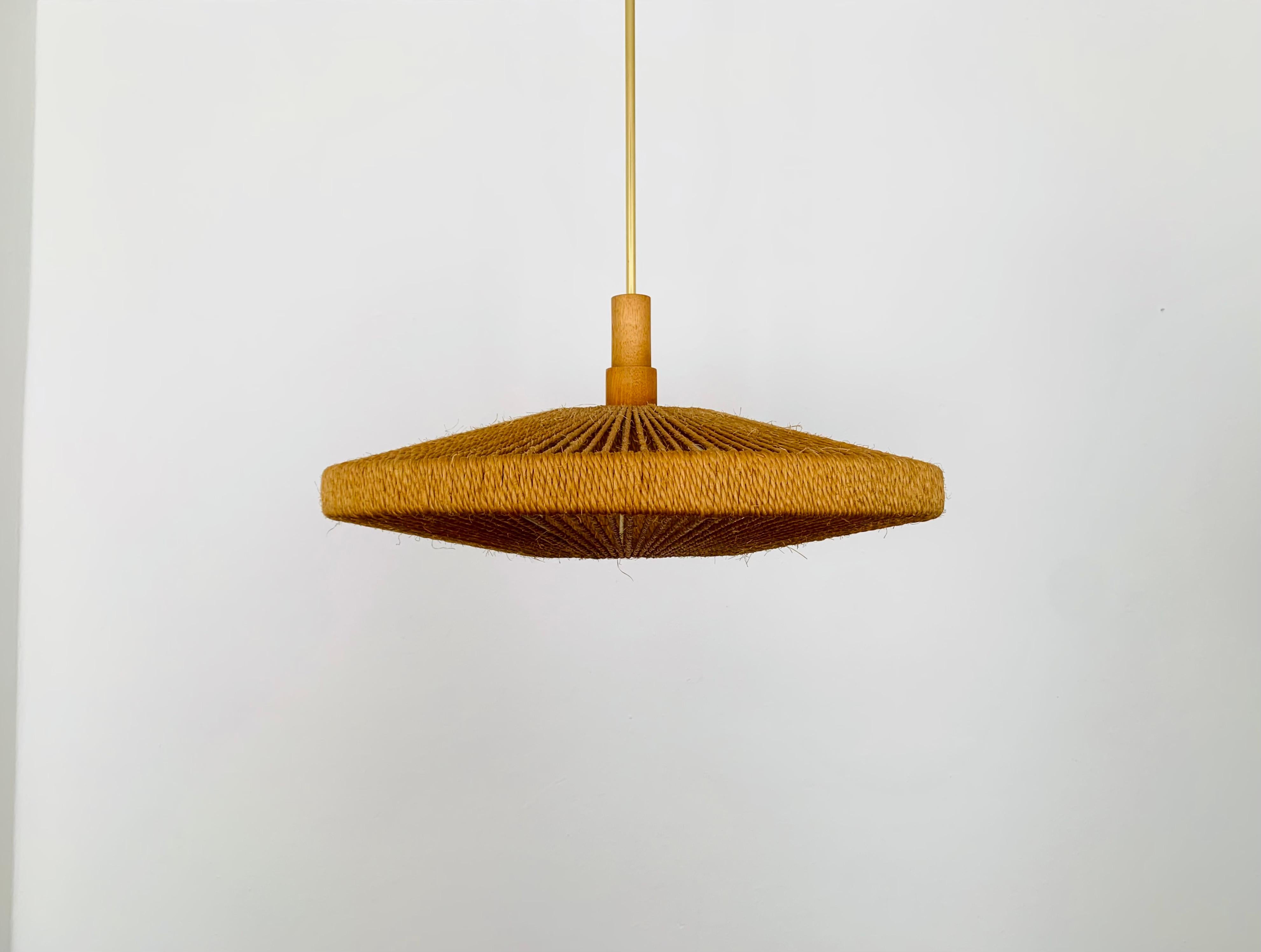 German Sisal Lamp from Temde