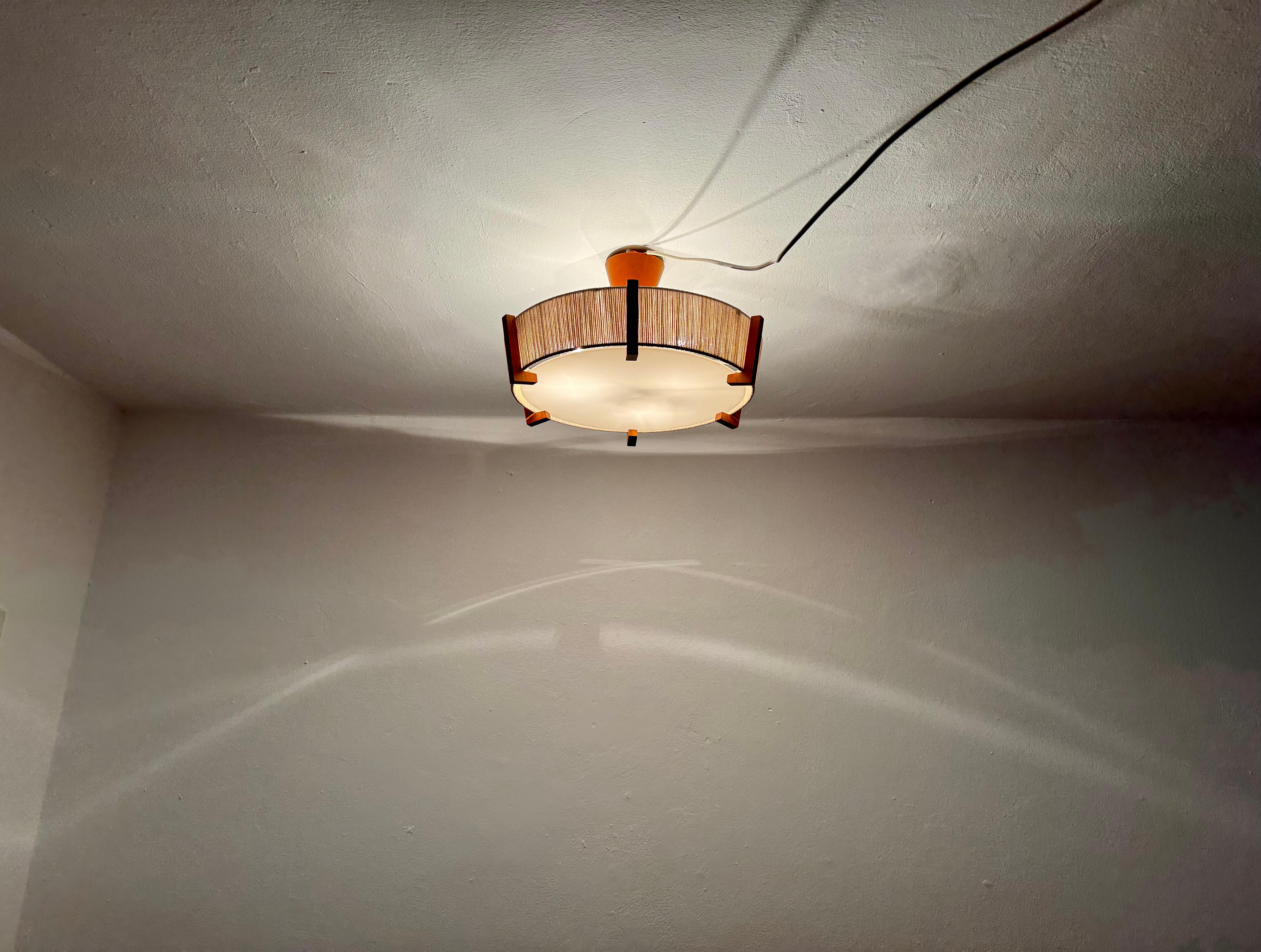 Lampe suspendue Sisal de Temde en vente 3