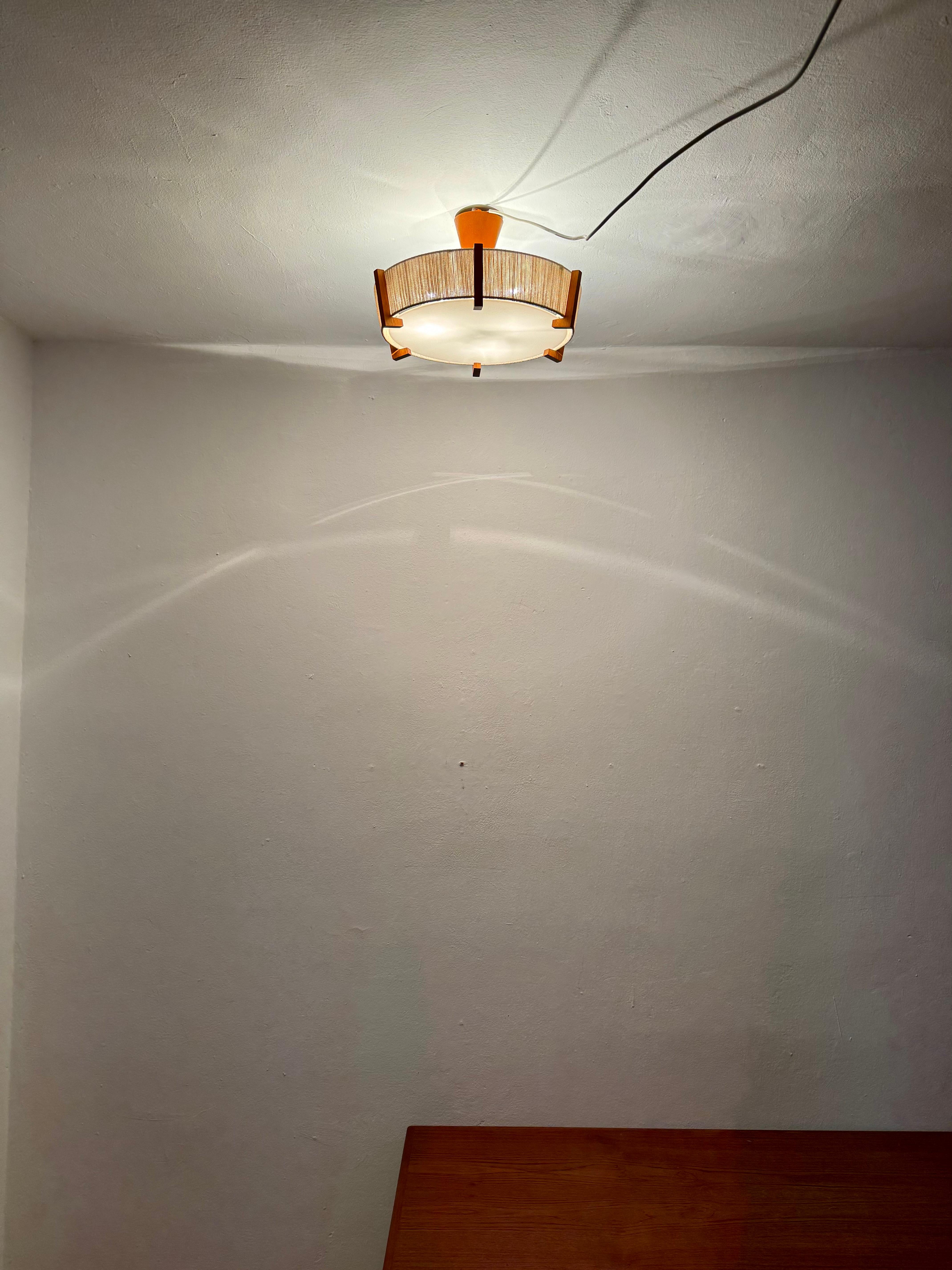 Lampe suspendue Sisal de Temde en vente 4