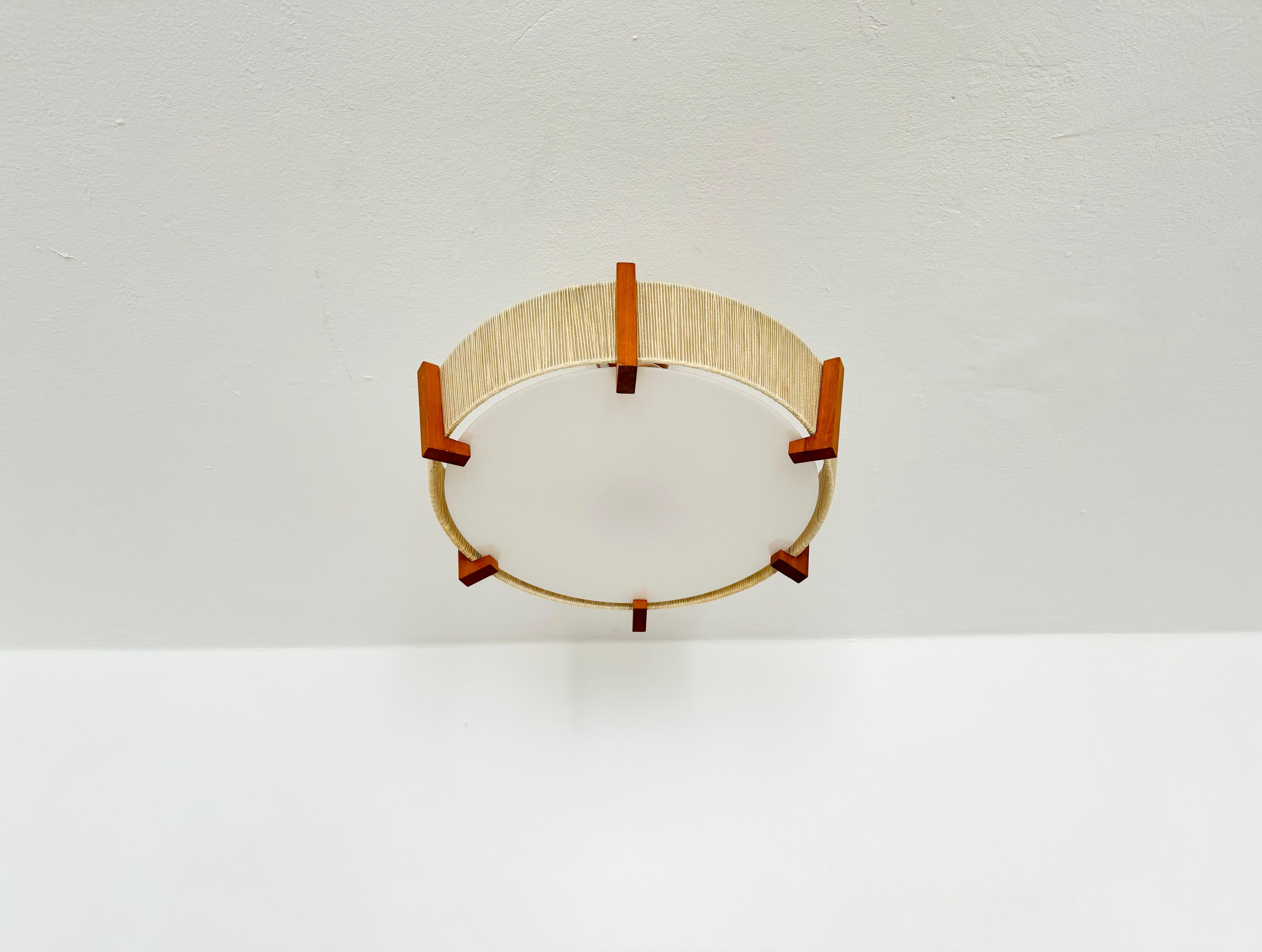 Lampe suspendue Sisal de Temde Bon état - En vente à München, DE