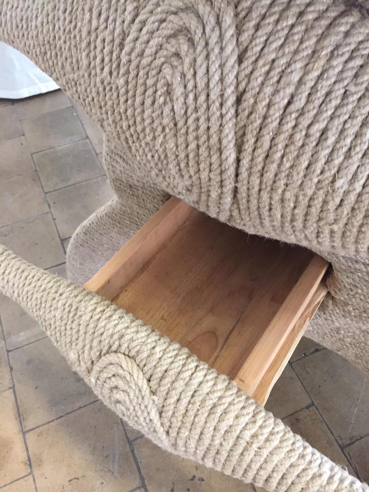 Sisal Rope-Kommode mit Schubladen im Stil von Christian Astuguevieille im Zustand „Gut“ im Angebot in Hamburg, DE