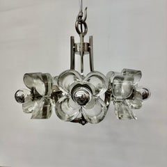 Sische Leuchten Hängelampe Kronleuchter , 1970er Jahre
