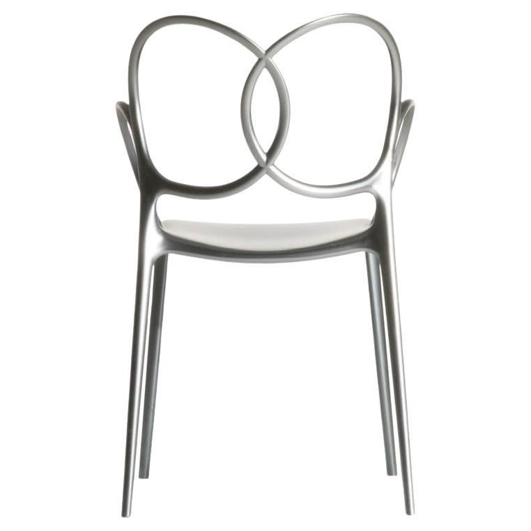 Sissi Armchair Matt Titanium By Driade For Sale