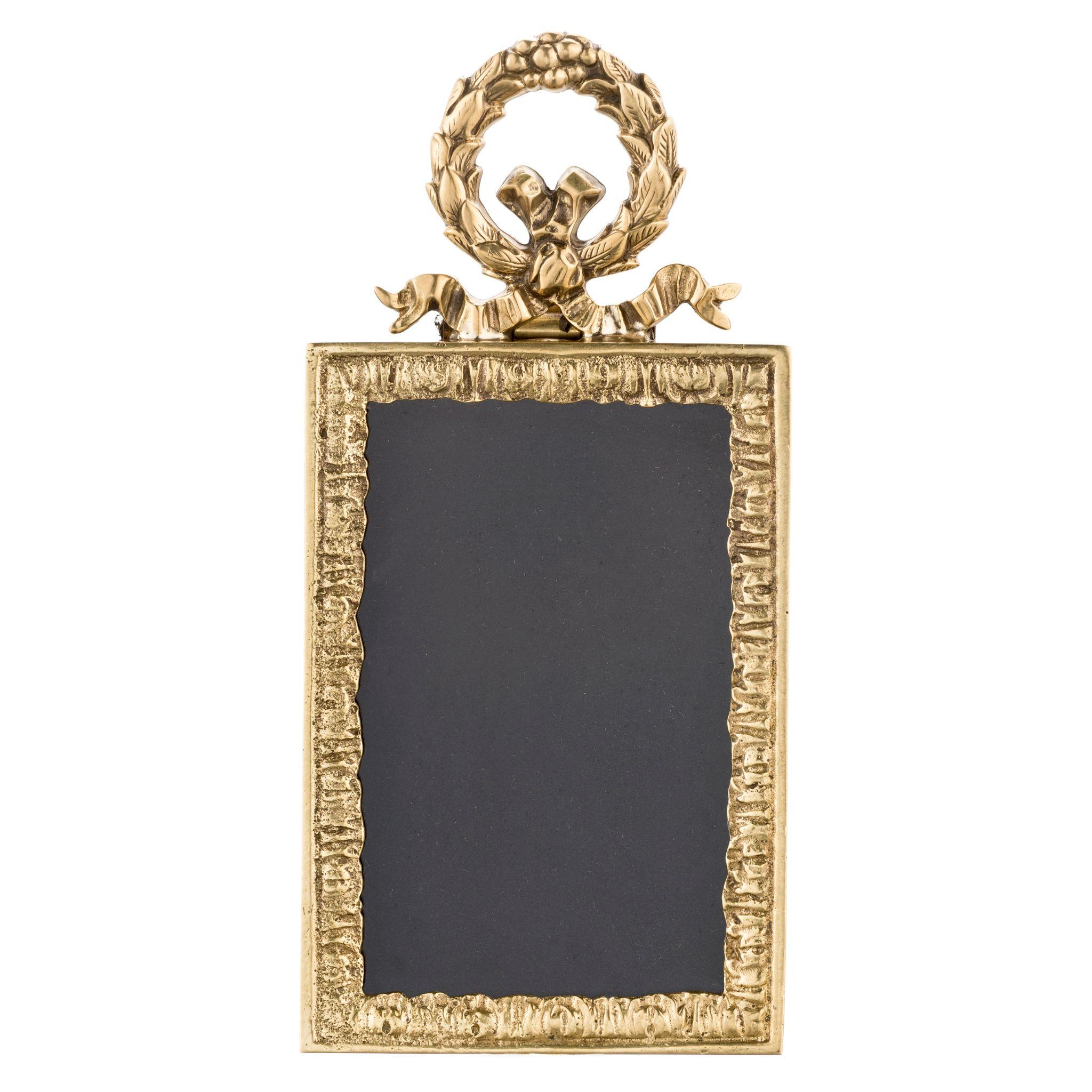 Sissi brass frame with garland In New Condition For Sale In Firenze, FI