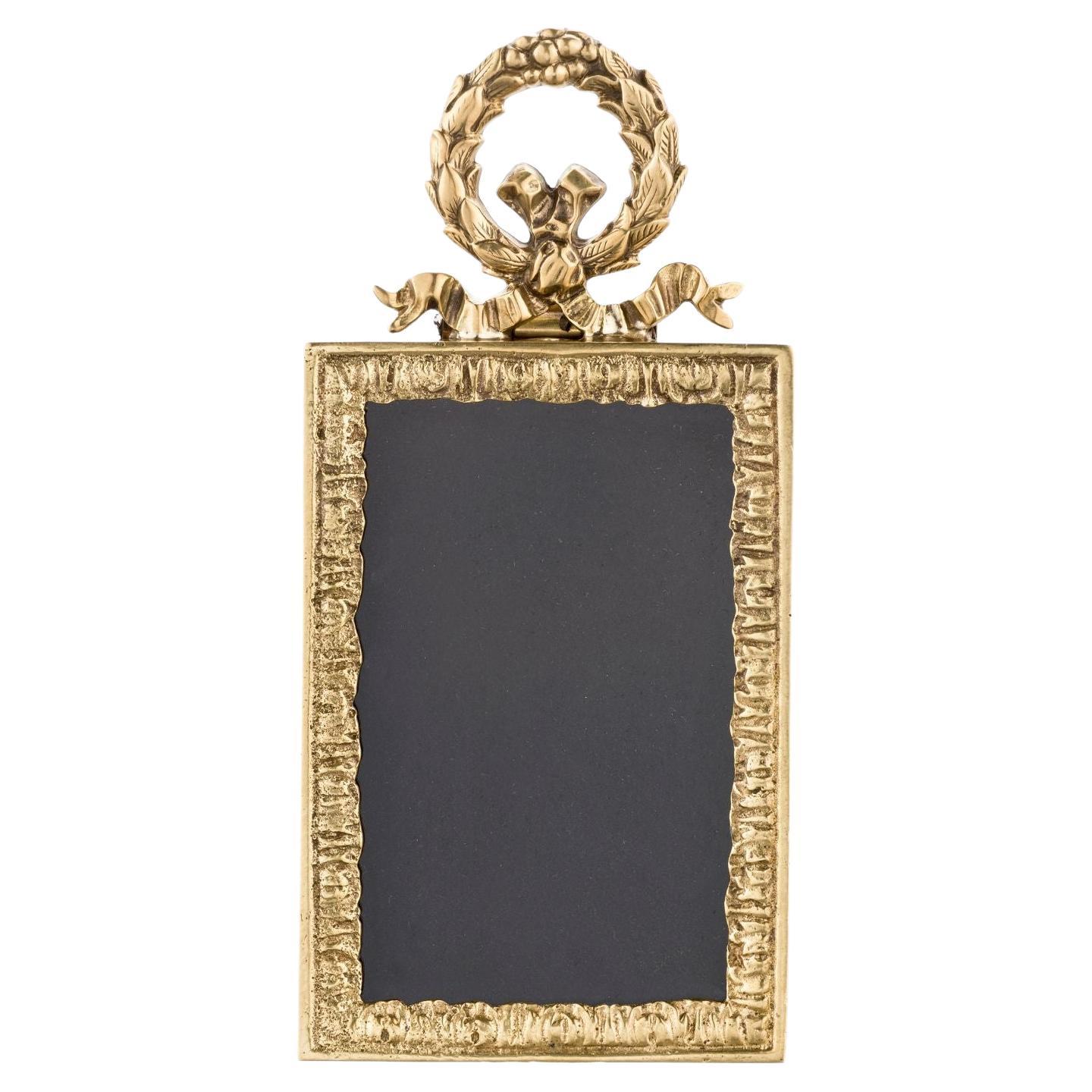 Sissi brass frame with garland For Sale