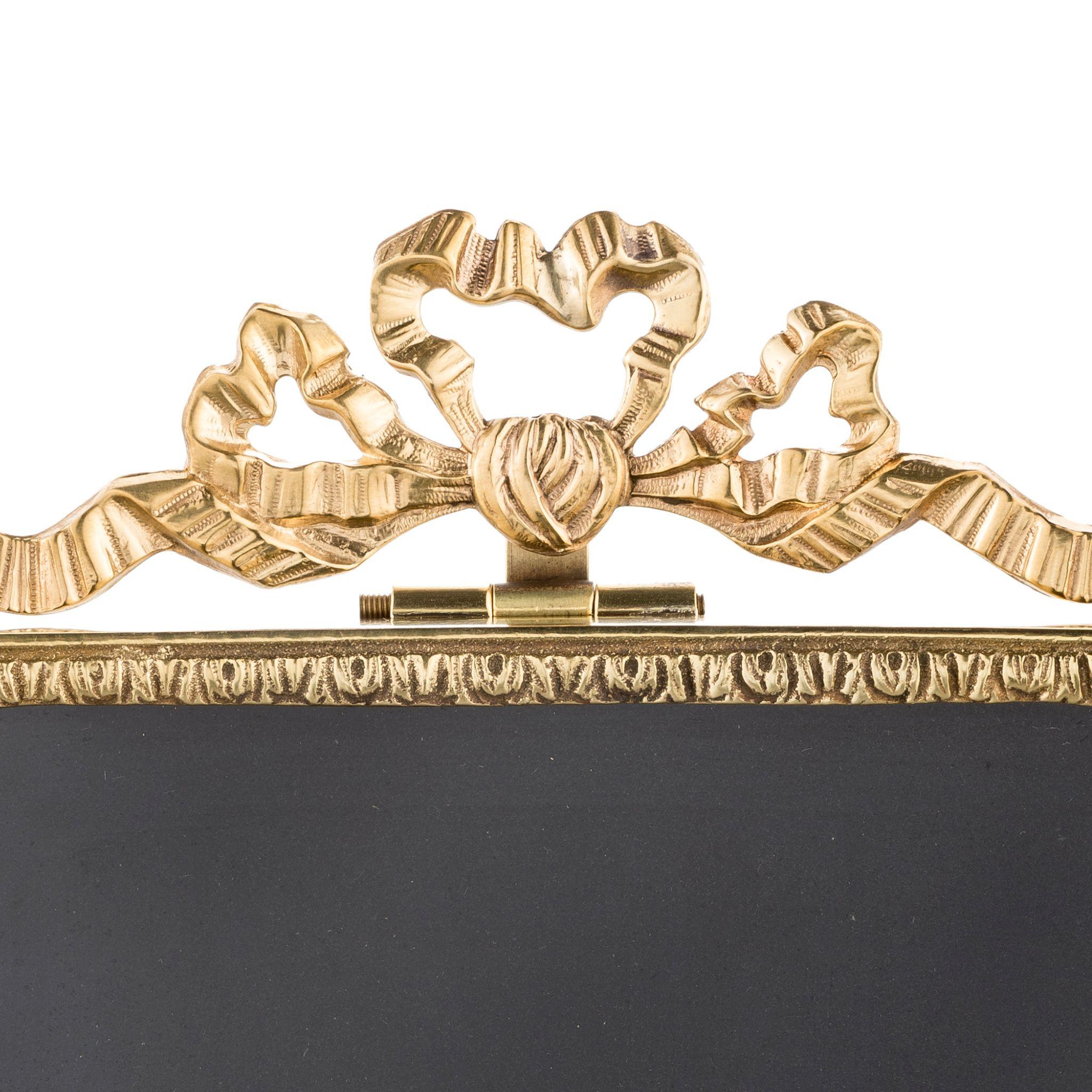 Contemporary Sissi Brass Frame with Ribbon For Sale
