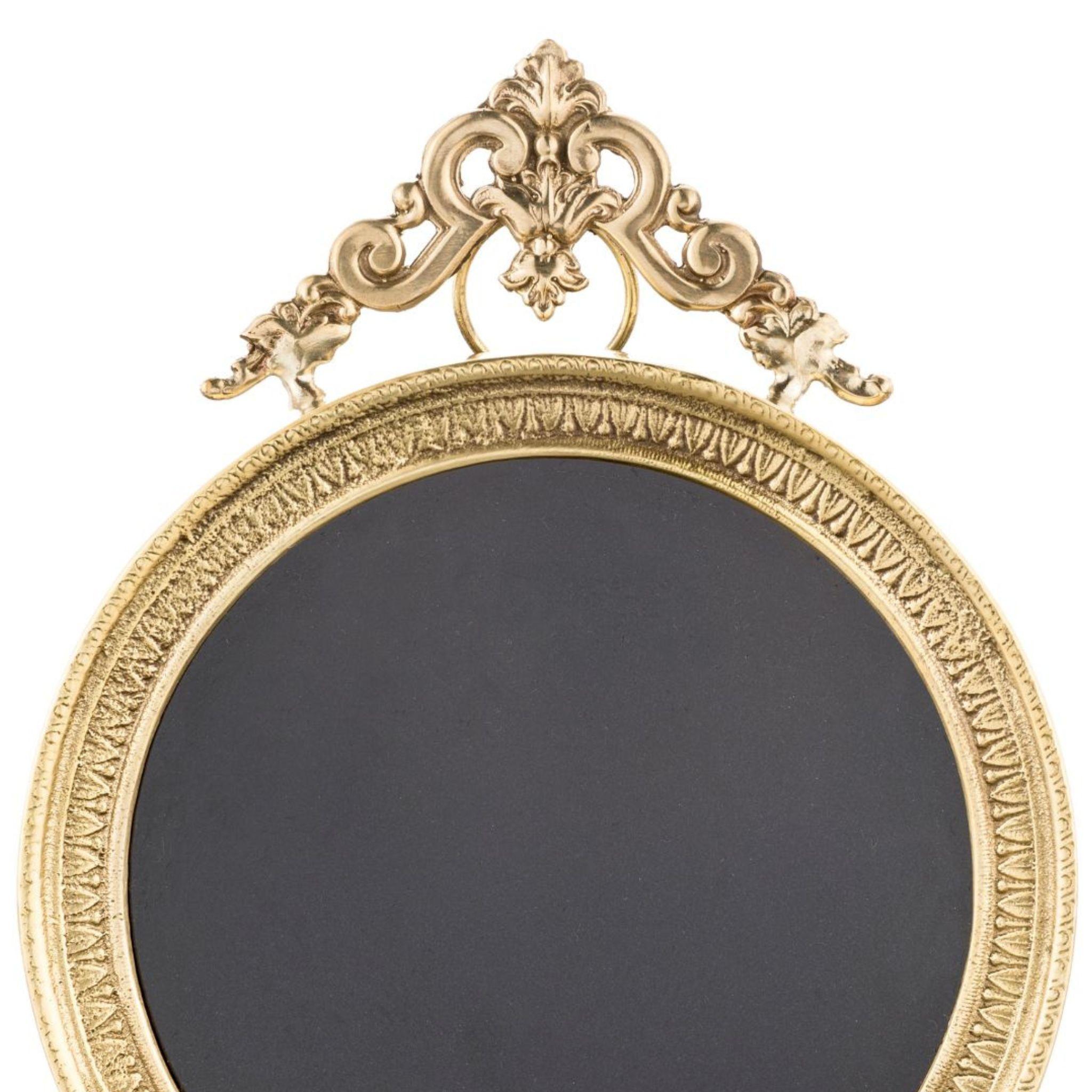 Contemporary Sissi Brass Frame with Triangle Decoration For Sale