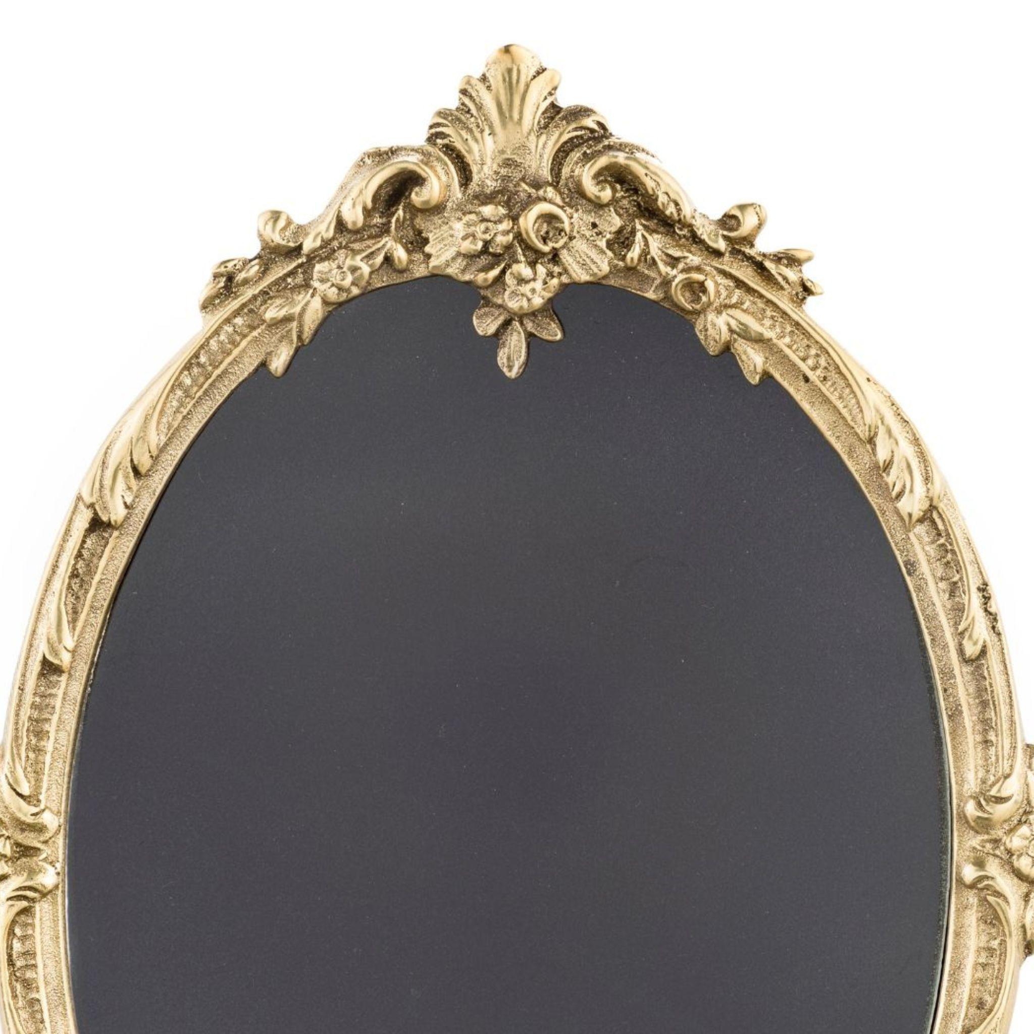 Italian Sissi Decorated Brass Frame For Sale