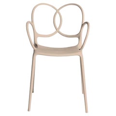 Fauteuil empilable Sissi en polypropylène rose par Driade