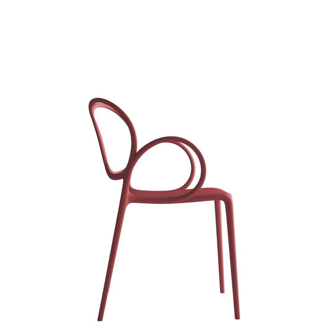 En stock Sillón apilable Sissi Polipropileno Rojo by Driade Italiano en venta