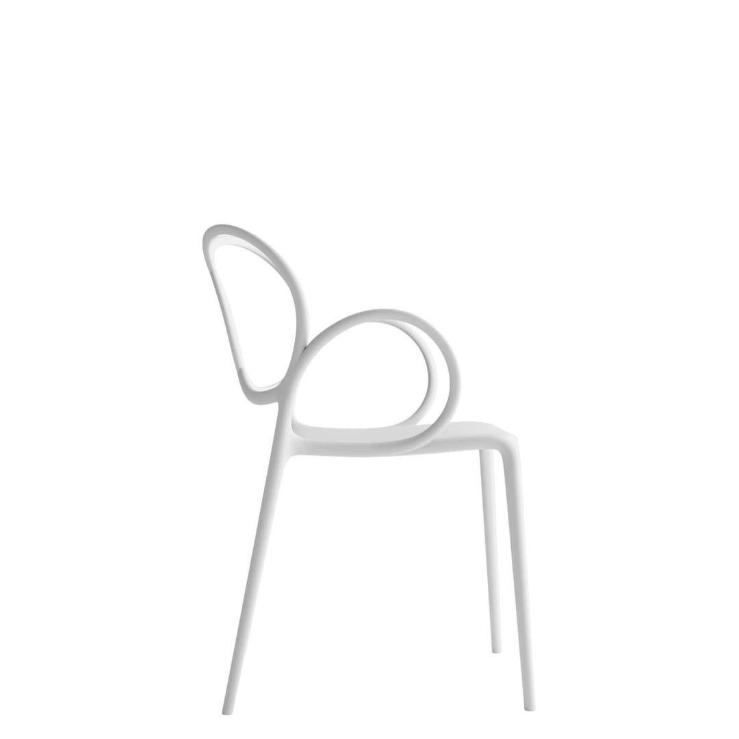 Sissi Stackable Armchair White Polypropylene by Driade In New Condition For Sale In Beverly Hills, CA