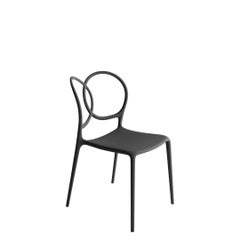 In stock Sissi Stackable Chair Dark Grey Polypropylene by Driade